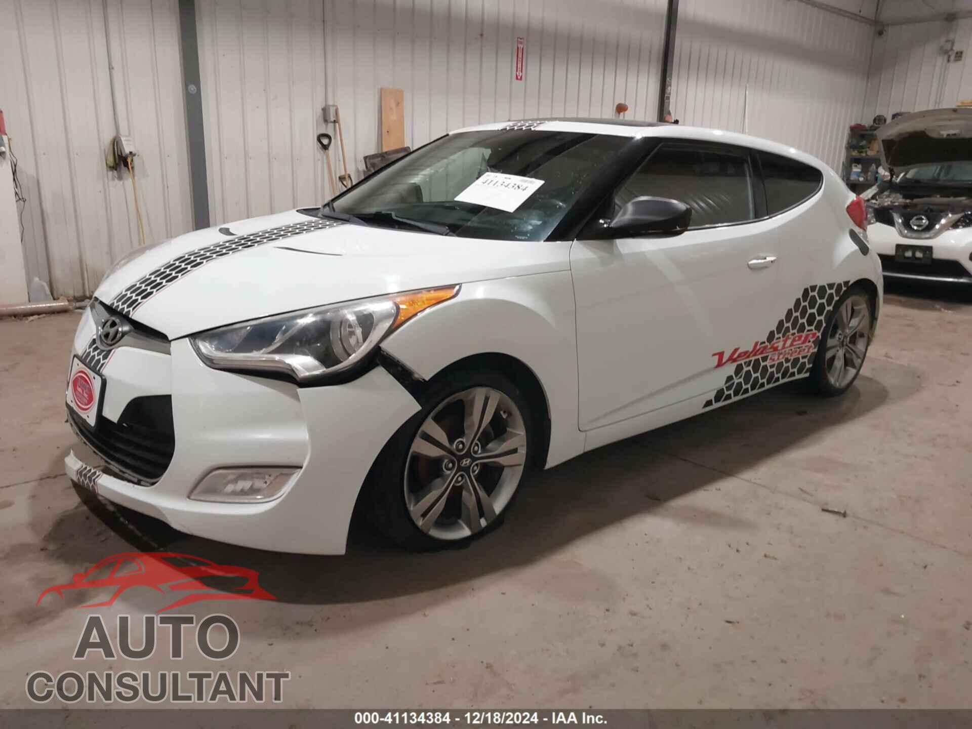 HYUNDAI VELOSTER 2012 - KMHTC6AD4CU071414