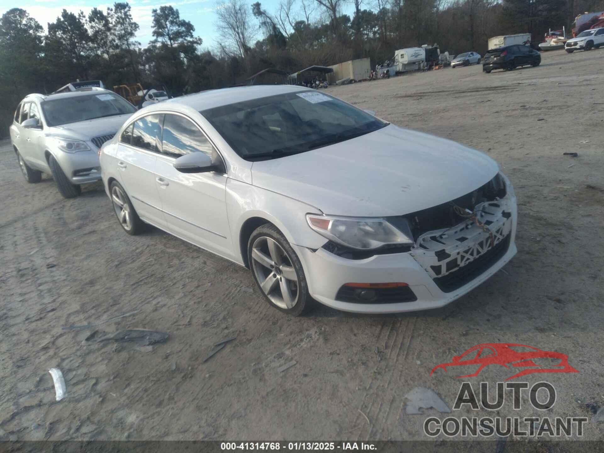VOLKSWAGEN CC 2012 - WVWHN7AN2CE510459