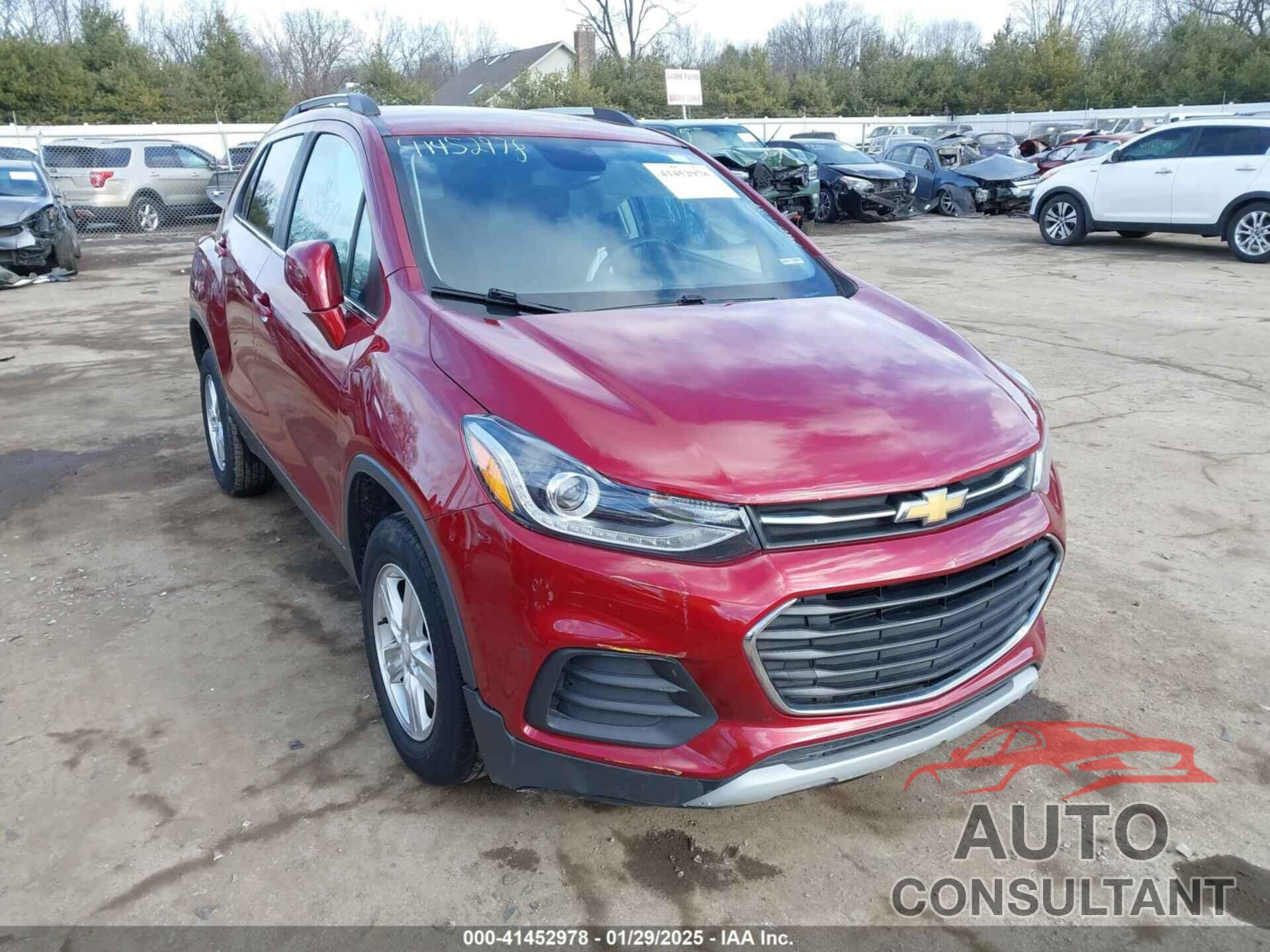 CHEVROLET TRAX 2018 - 3GNCJPSBXJL176194