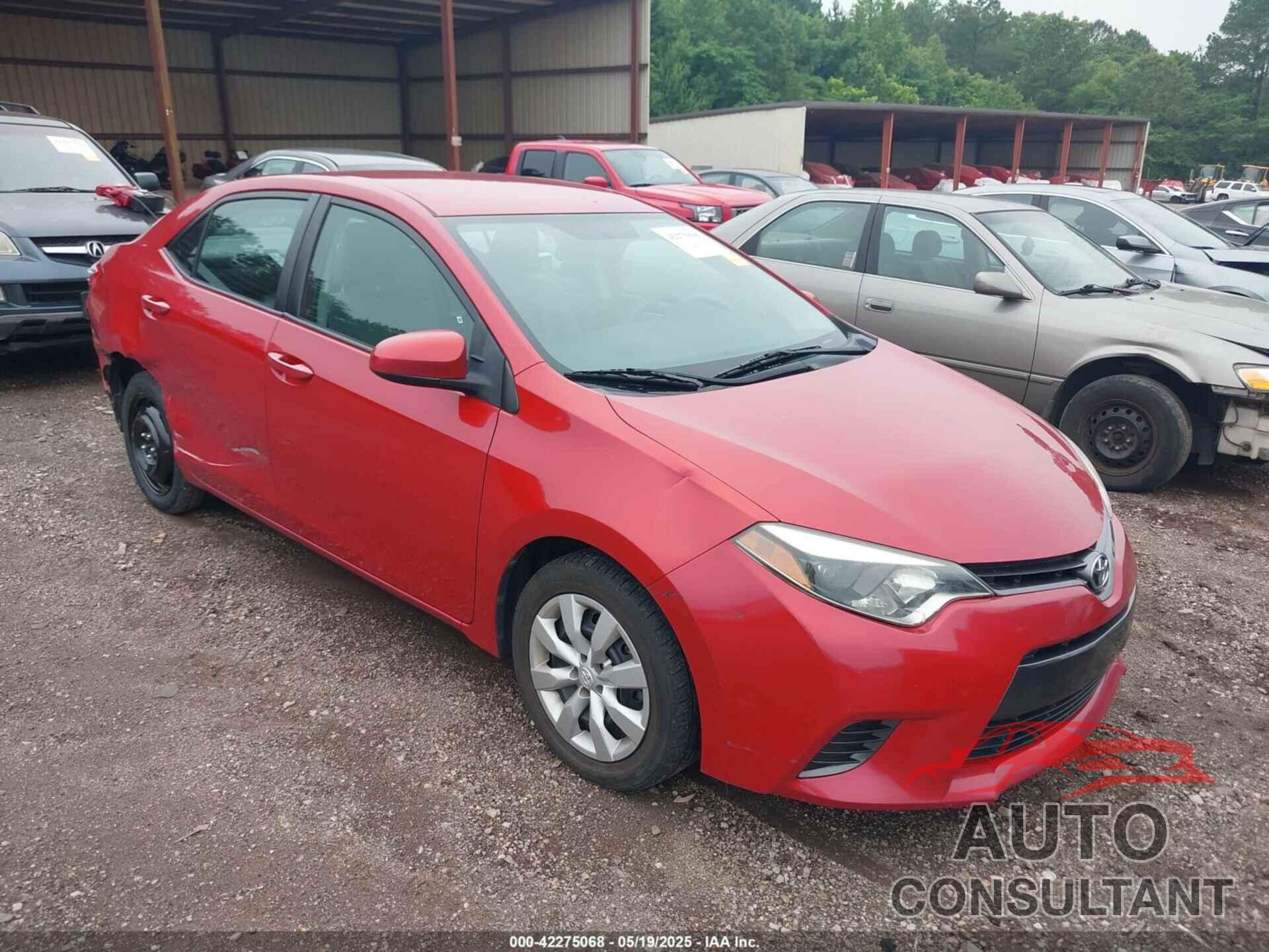 TOYOTA COROLLA 2015 - 2T1BURHE6FC460277