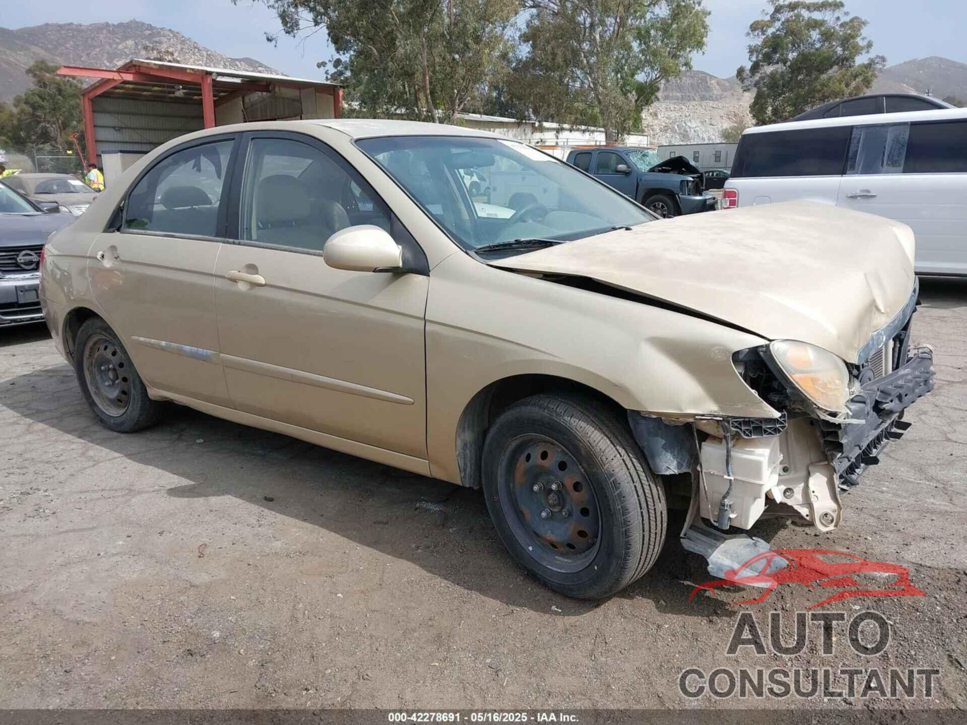 KIA SPECTRA 2009 - KNAFE222395663727