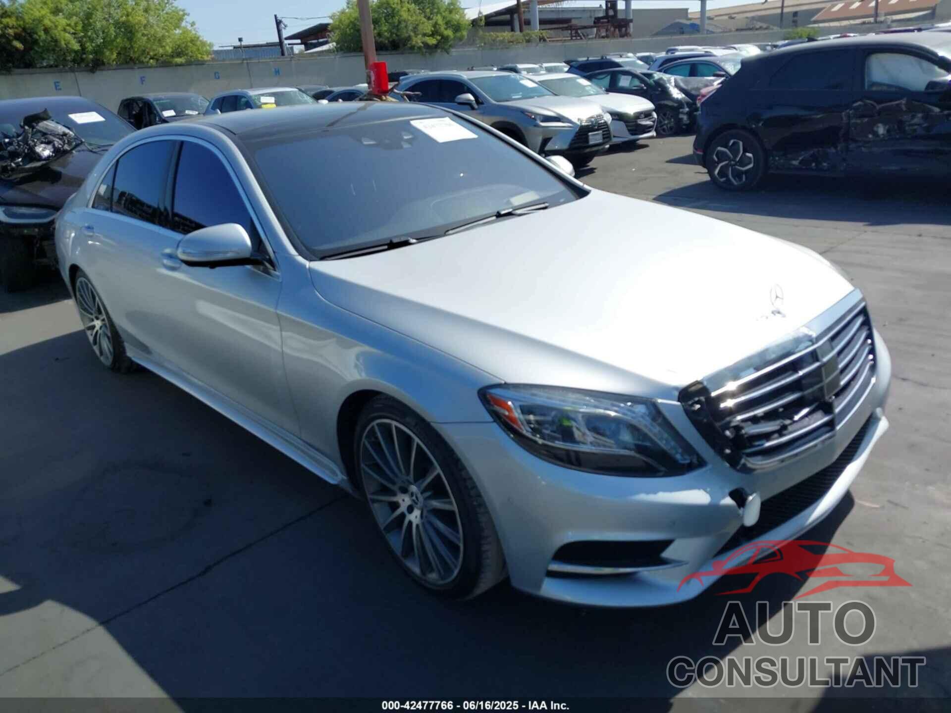 MERCEDES-BENZ S 550 2016 - WDDUG8CB9GA237444