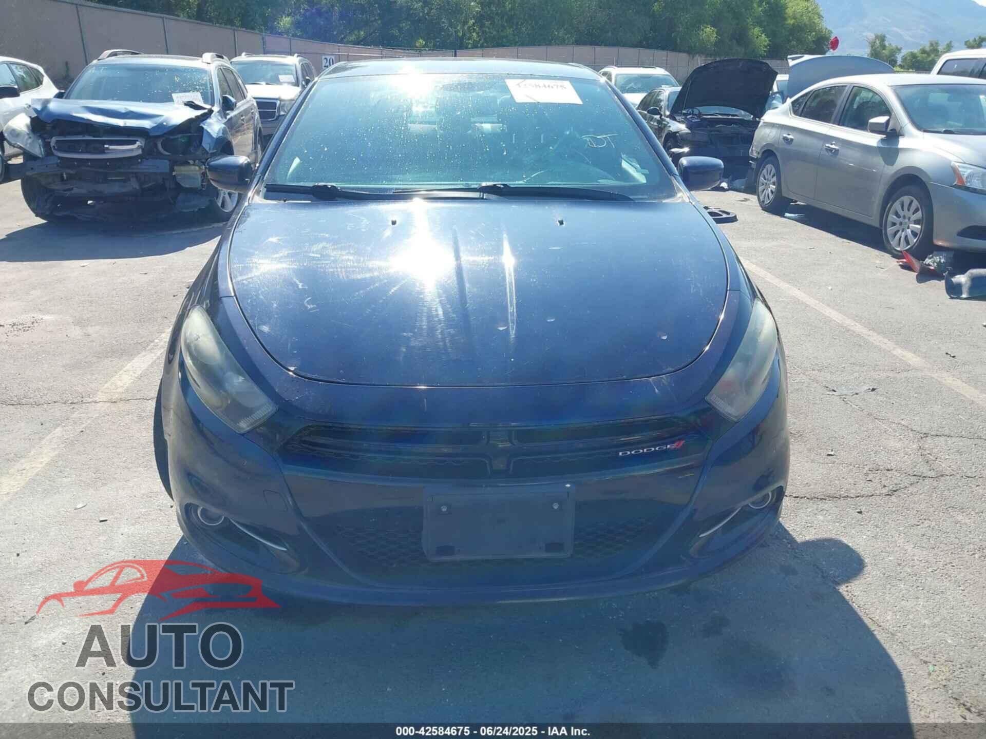 DODGE DART 2014 - 1C3CDFBB5ED697396