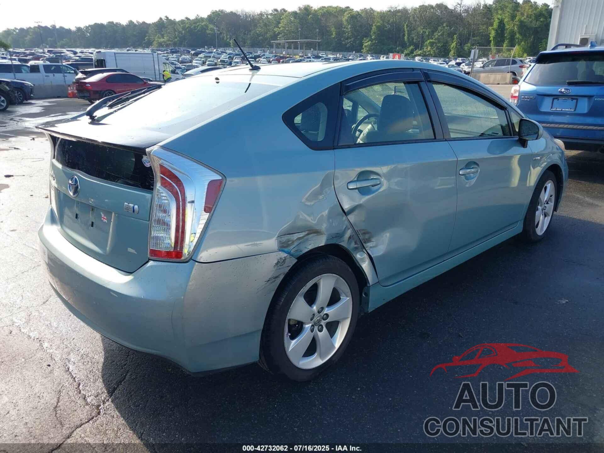 TOYOTA PRIUS 2013 - JTDKN3DU6D1695951