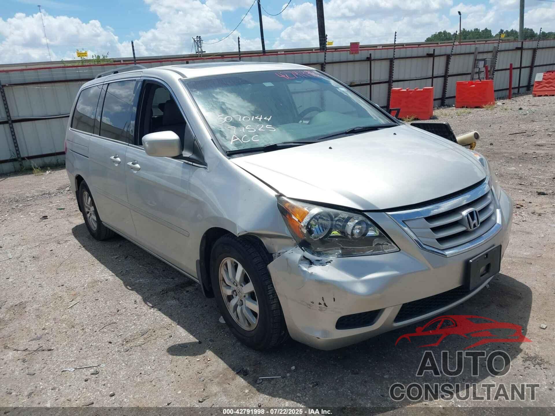 HONDA ODYSSEY 2009 - 5FNRL38679B014548