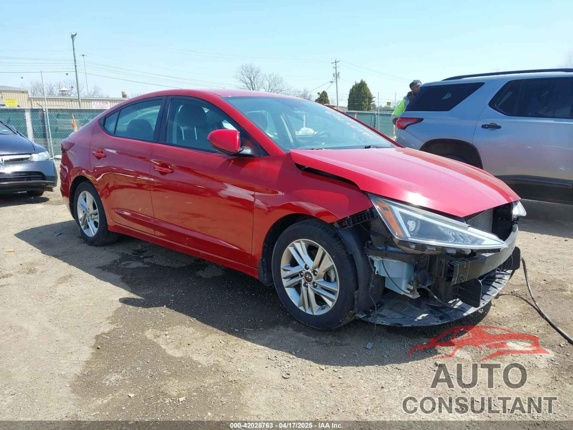 HYUNDAI ELANTRA 2020 - KMHD84LF5LU009285