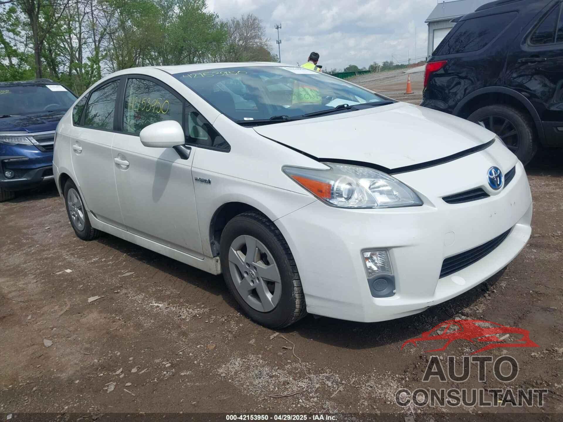 TOYOTA PRIUS 2011 - JTDKN3DU9B1363774