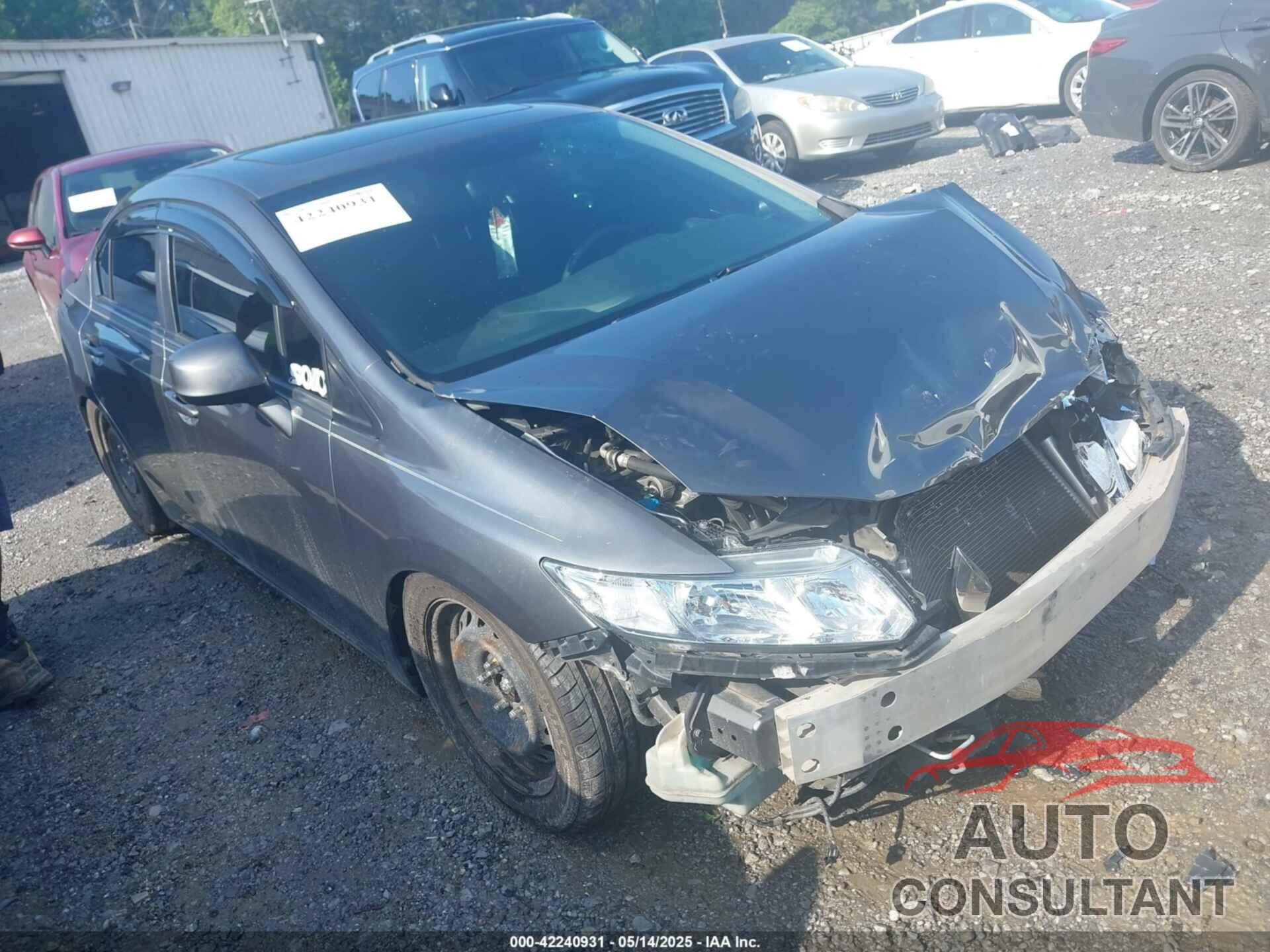 HONDA CIVIC 2013 - 2HGFB6E50DH710627
