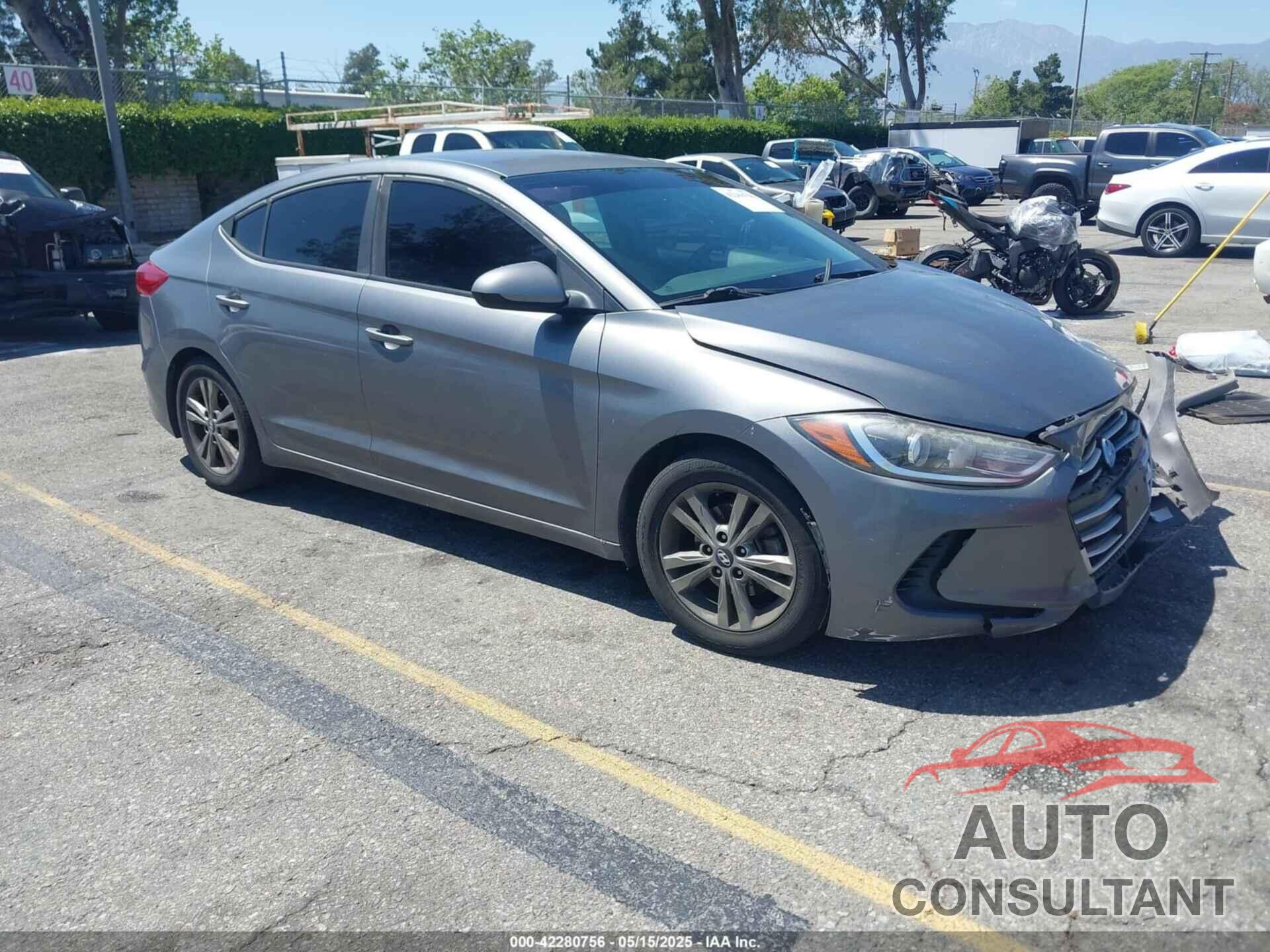 HYUNDAI ELANTRA 2018 - 5NPD84LF7JH343281
