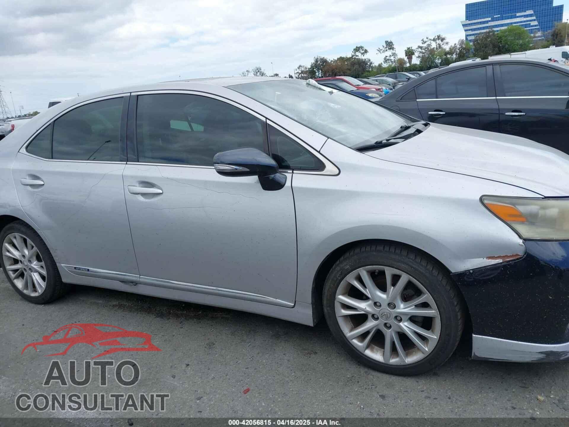 LEXUS HS 250H 2010 - JTHBB1BA3A2018799