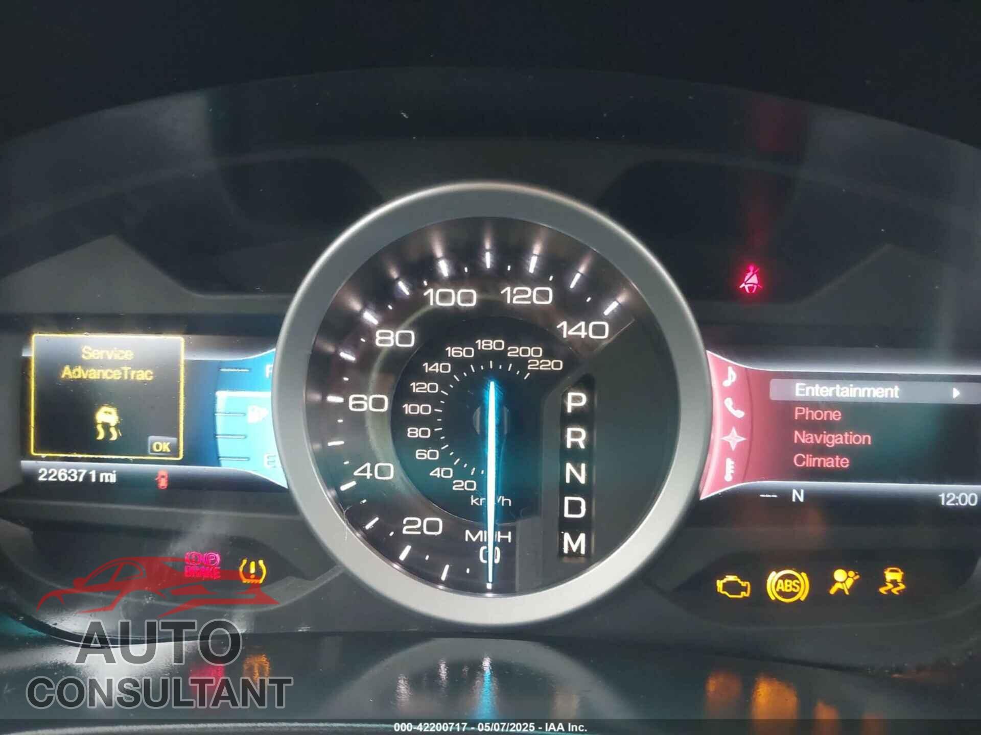 FORD EXPLORER 2011 - 1FMHK7D86BGA02802
