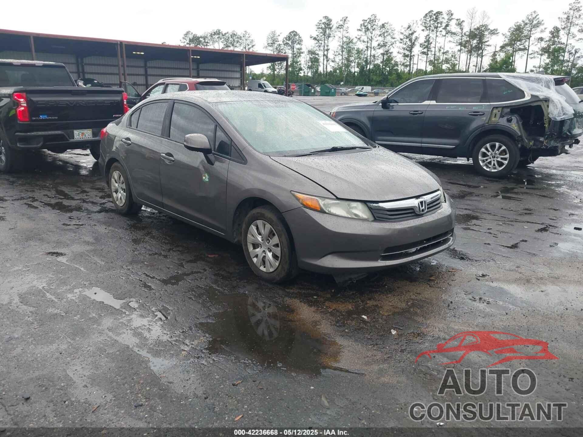 HONDA CIVIC 2012 - 19XFB2F59CE080316