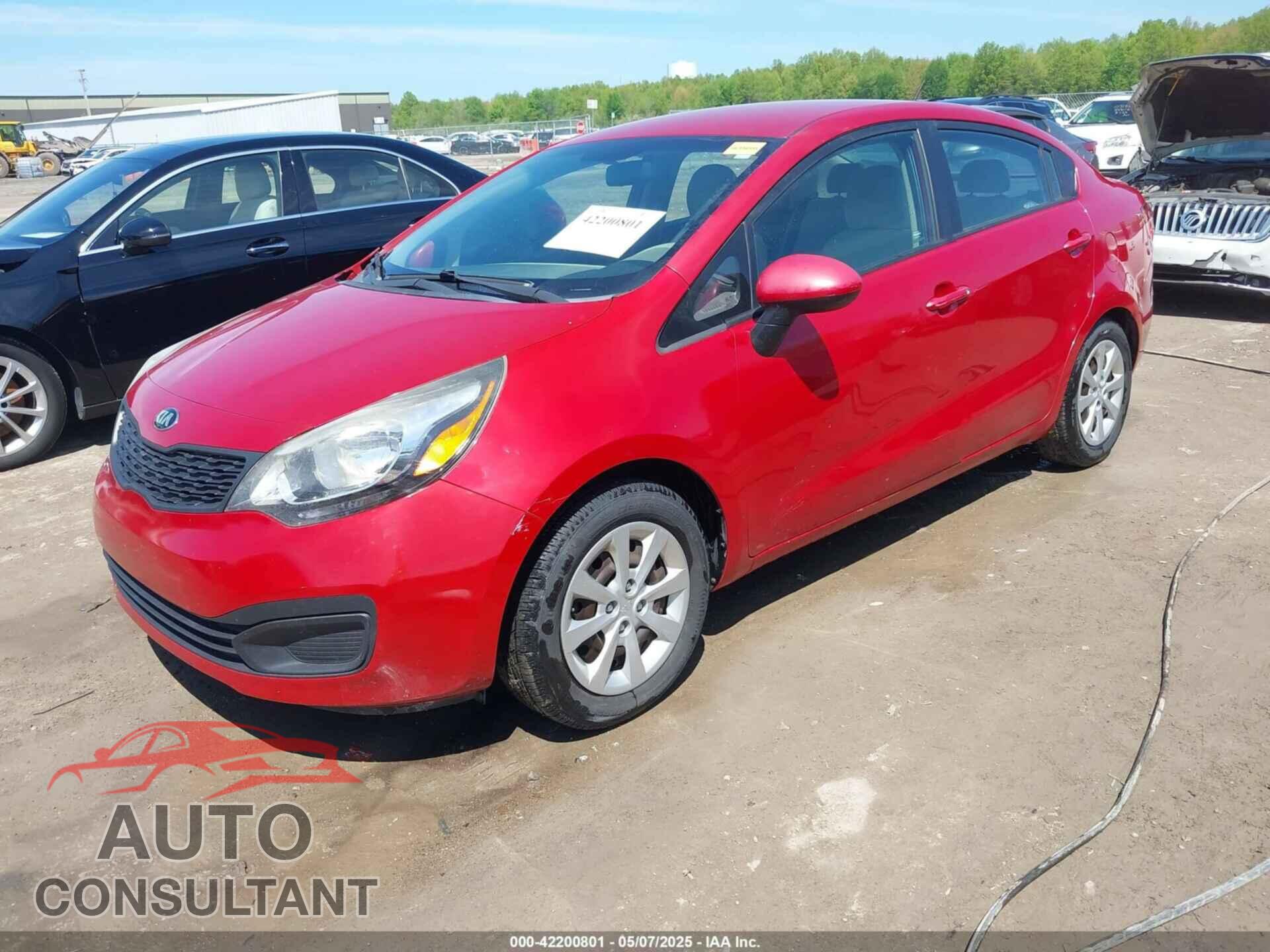 KIA RIO 2013 - KNADM4A30D6281402