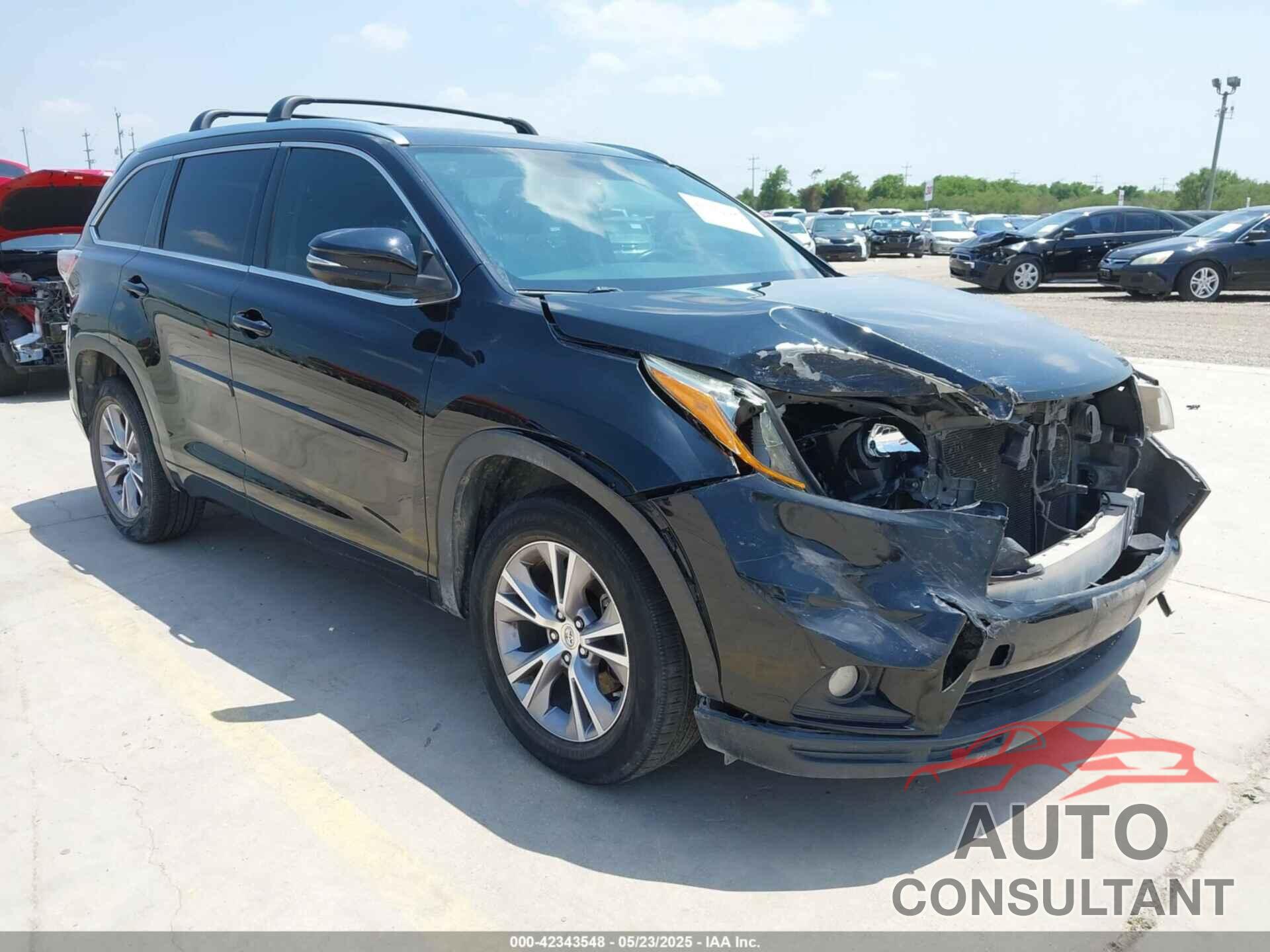 TOYOTA HIGHLANDER 2015 - 5TDKKRFH3FS047520