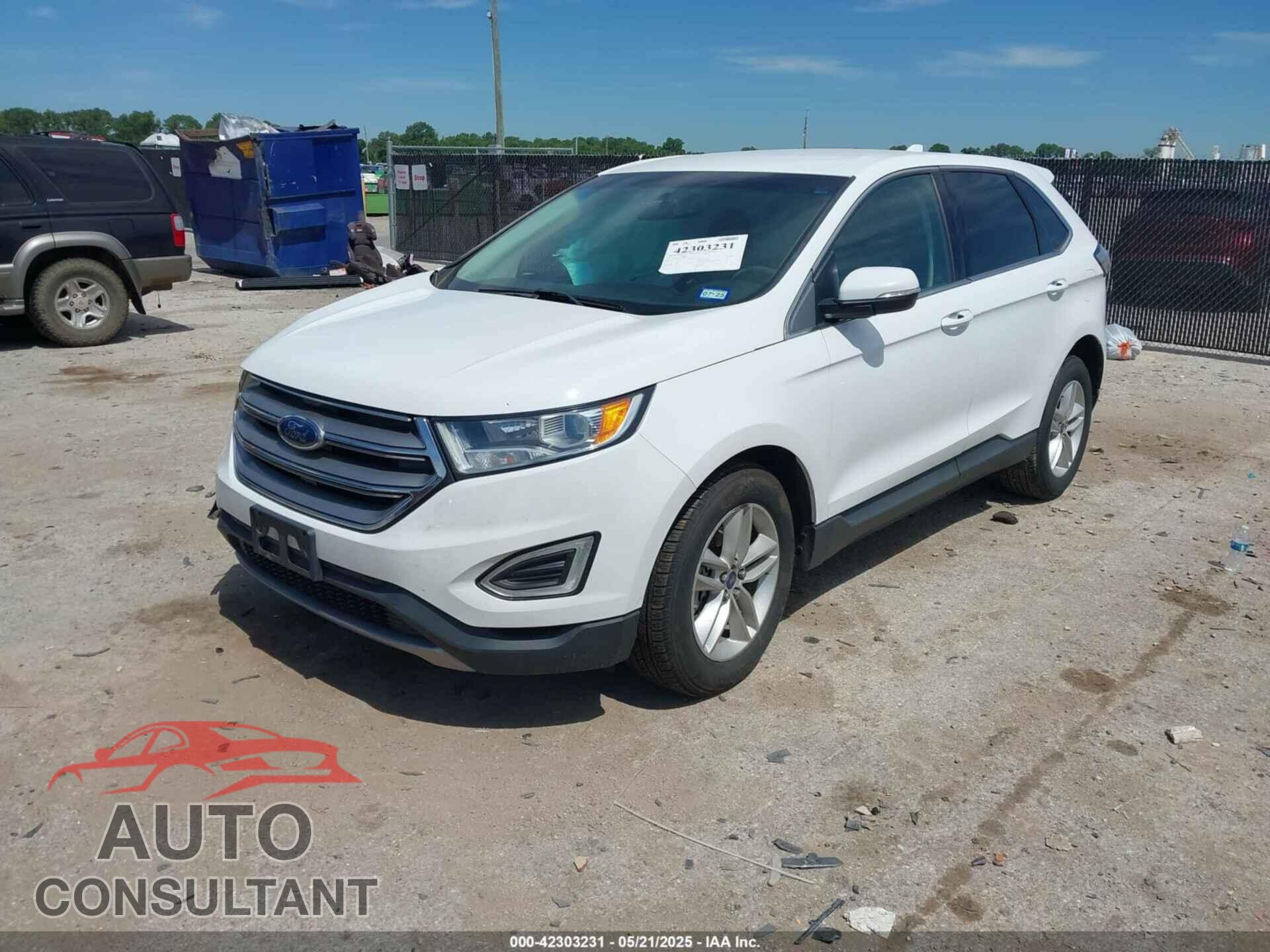 FORD EDGE 2017 - 2FMPK3J9XHBB46287