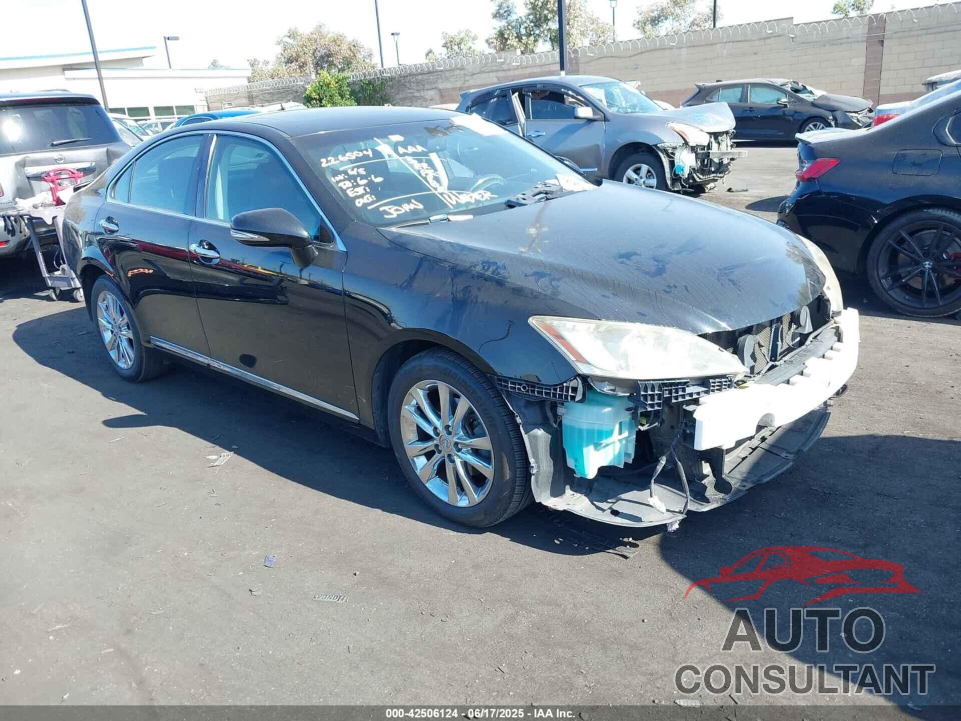 LEXUS ES 350 2011 - JTHBK1EG2B2446655