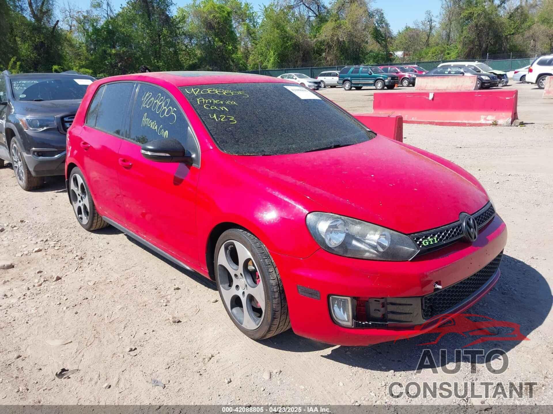 VOLKSWAGEN GTI 2011 - WVWHD7AJ6BW293443