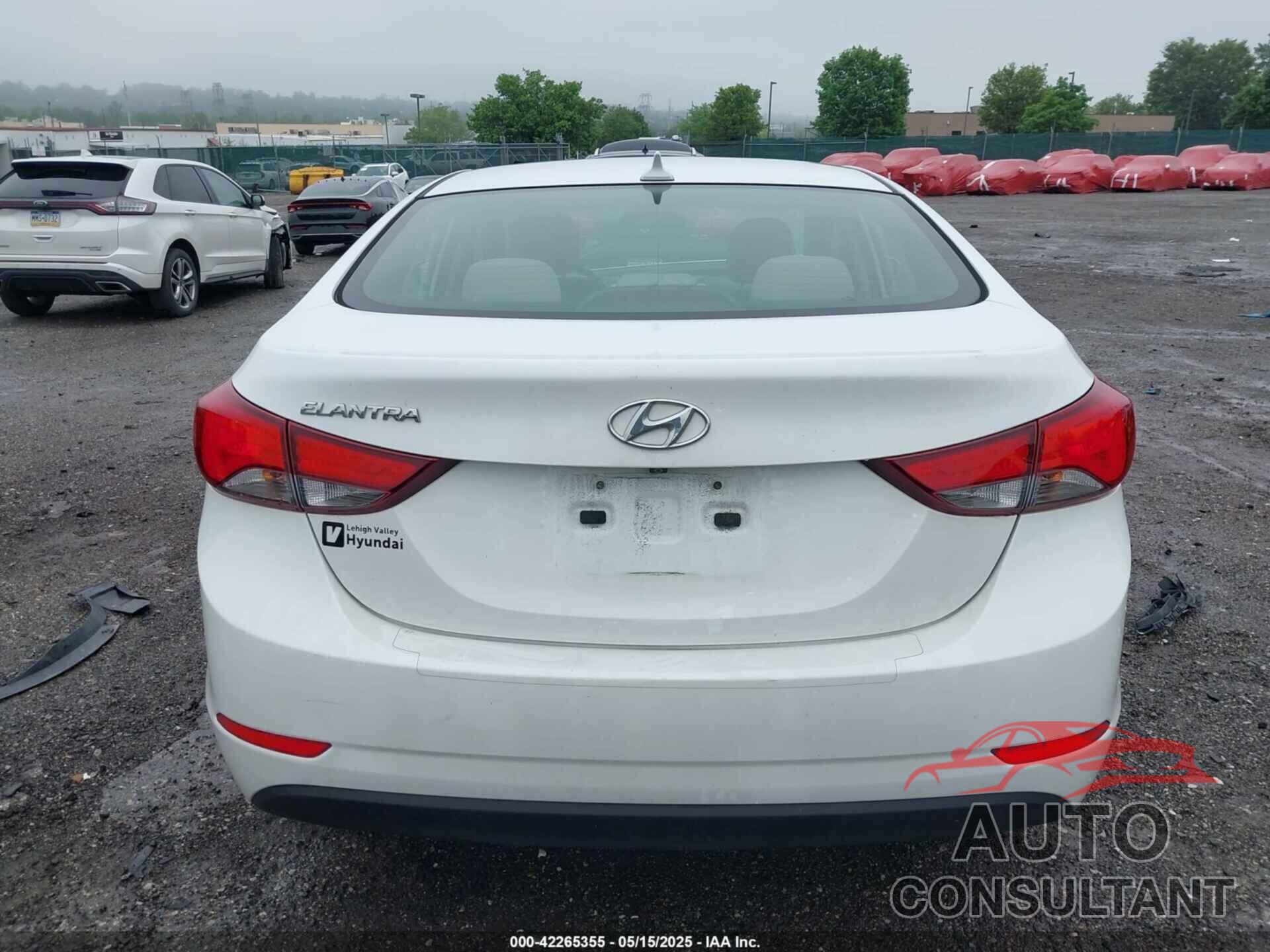 HYUNDAI ELANTRA 2016 - 5NPDH4AE2GH654376