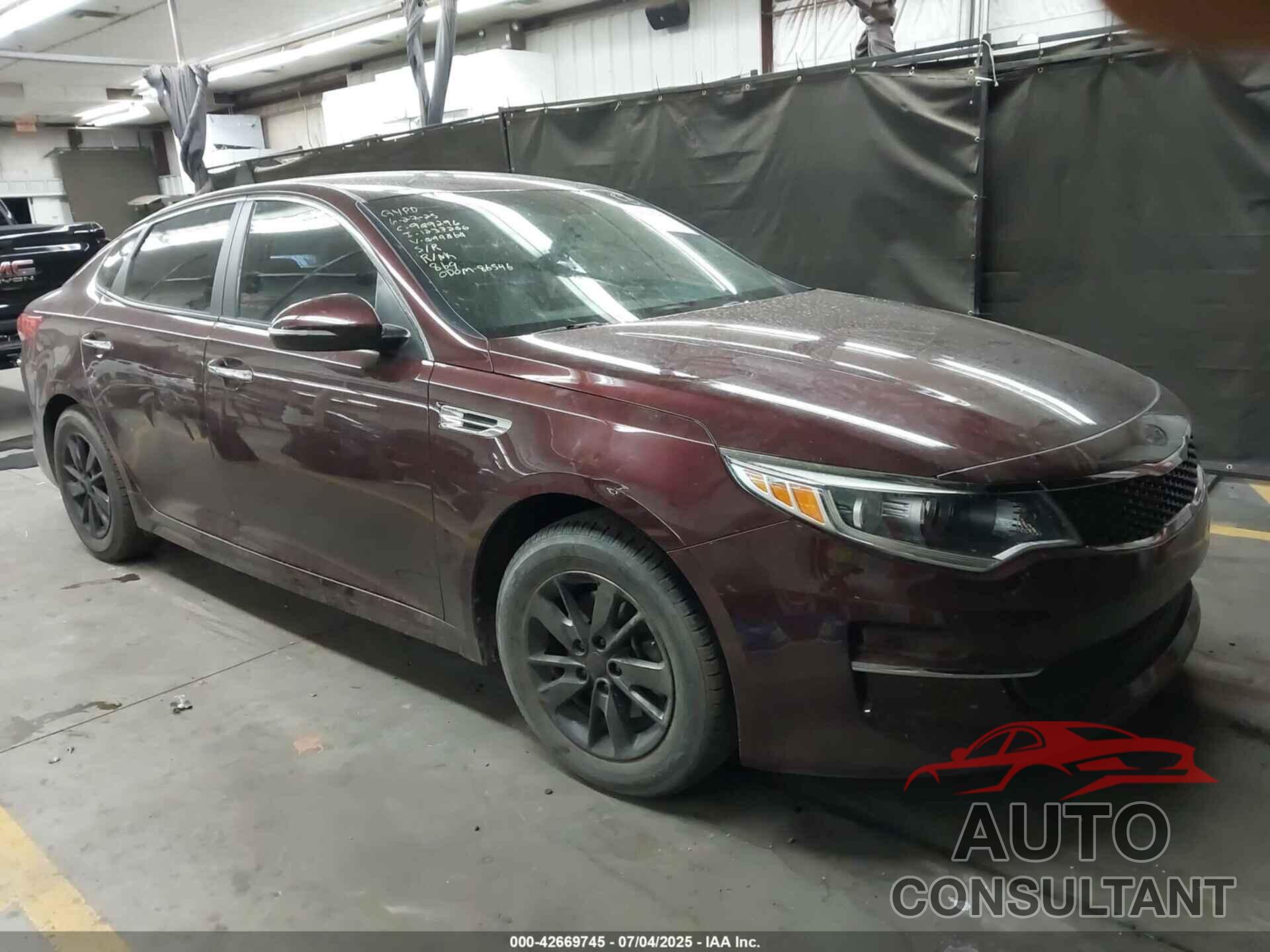 KIA OPTIMA 2016 - 5XXGT4L30GG099060