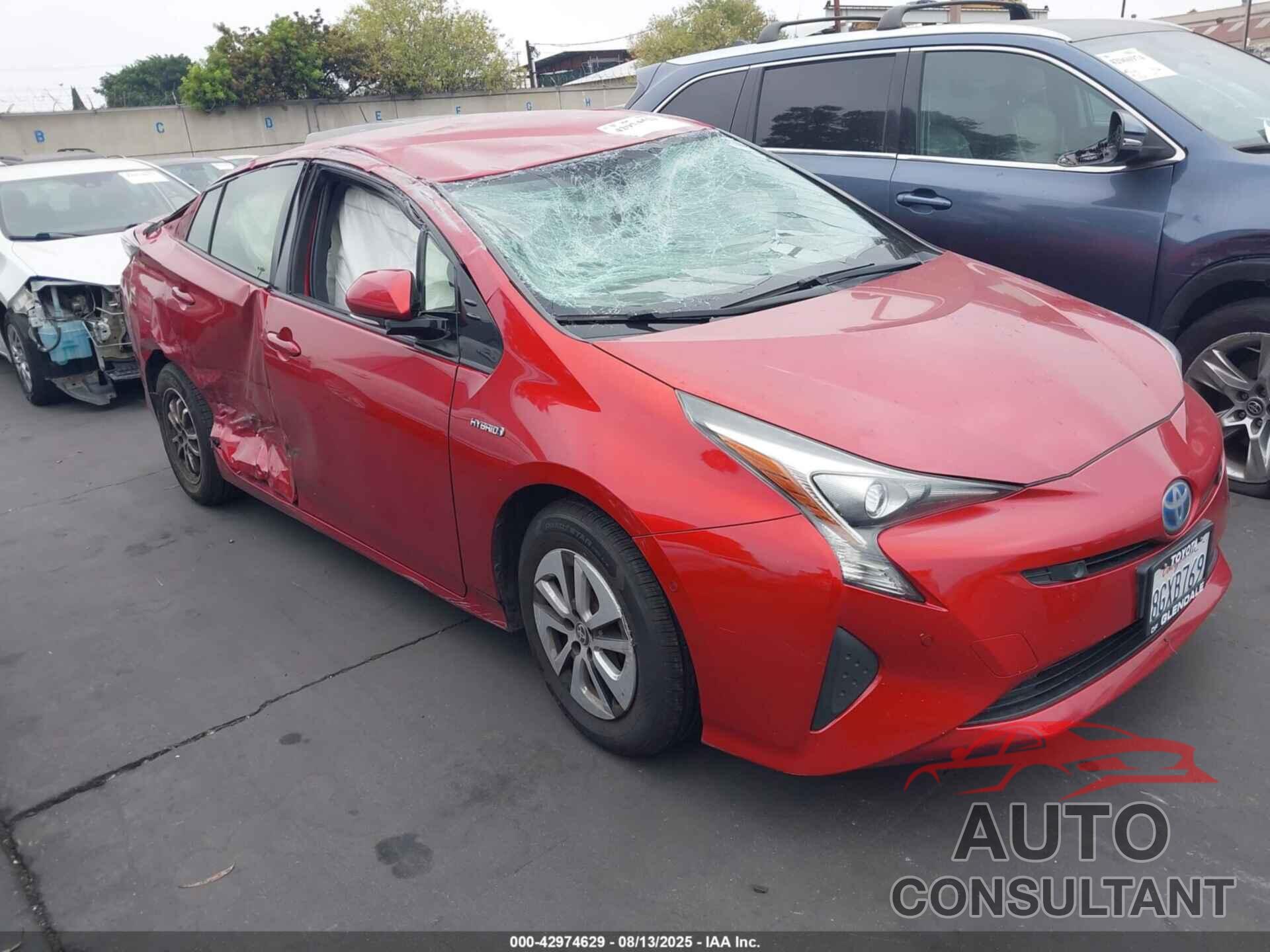 TOYOTA PRIUS 2018 - JTDKBRFU6J3082821