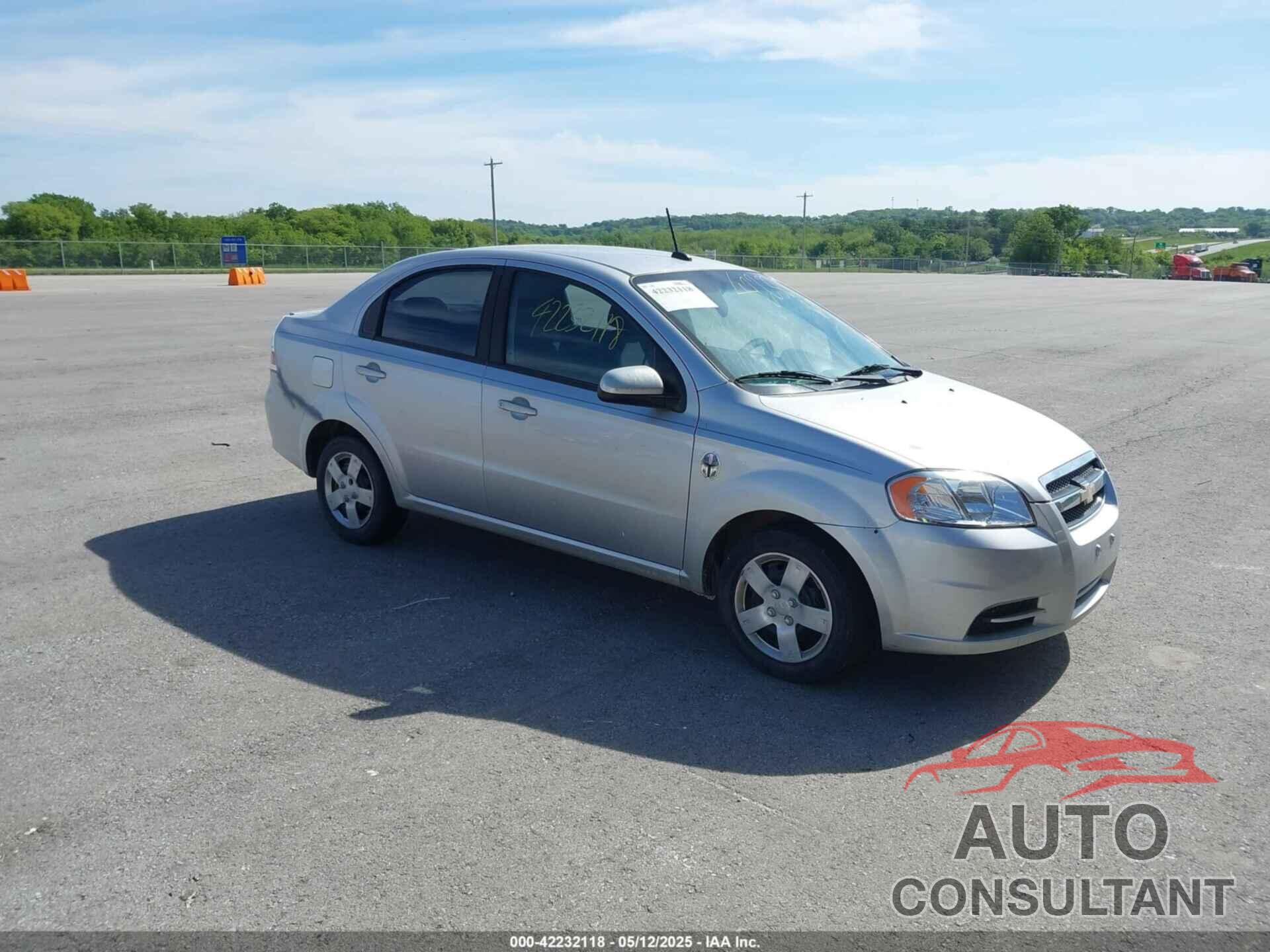 CHEVROLET AVEO 2011 - KL1TD5DE9BB151521