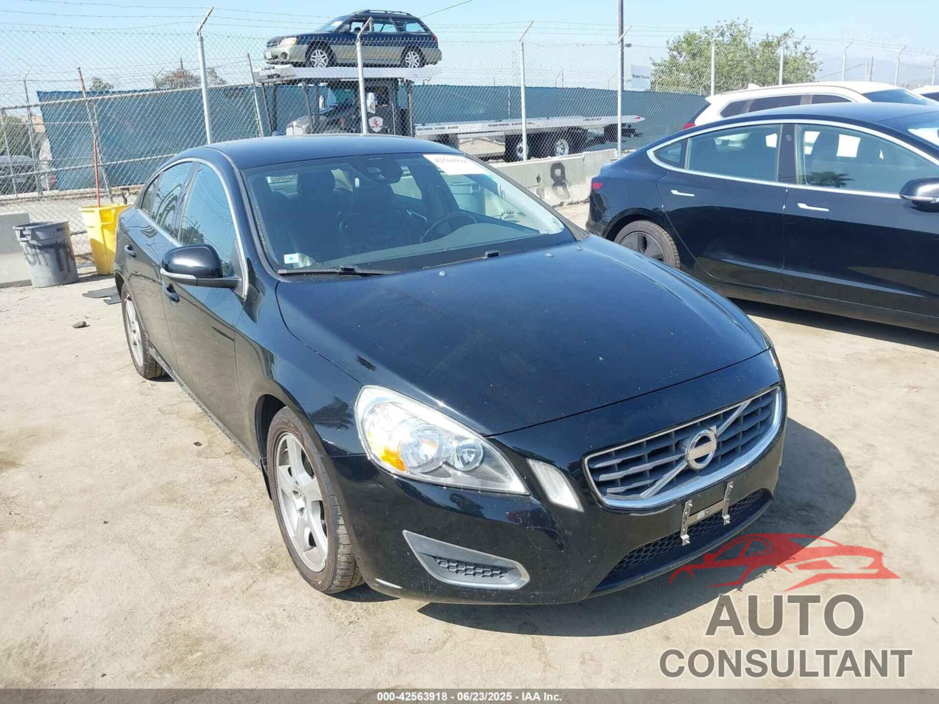 VOLVO S60 2012 - YV1622FS7C2122107