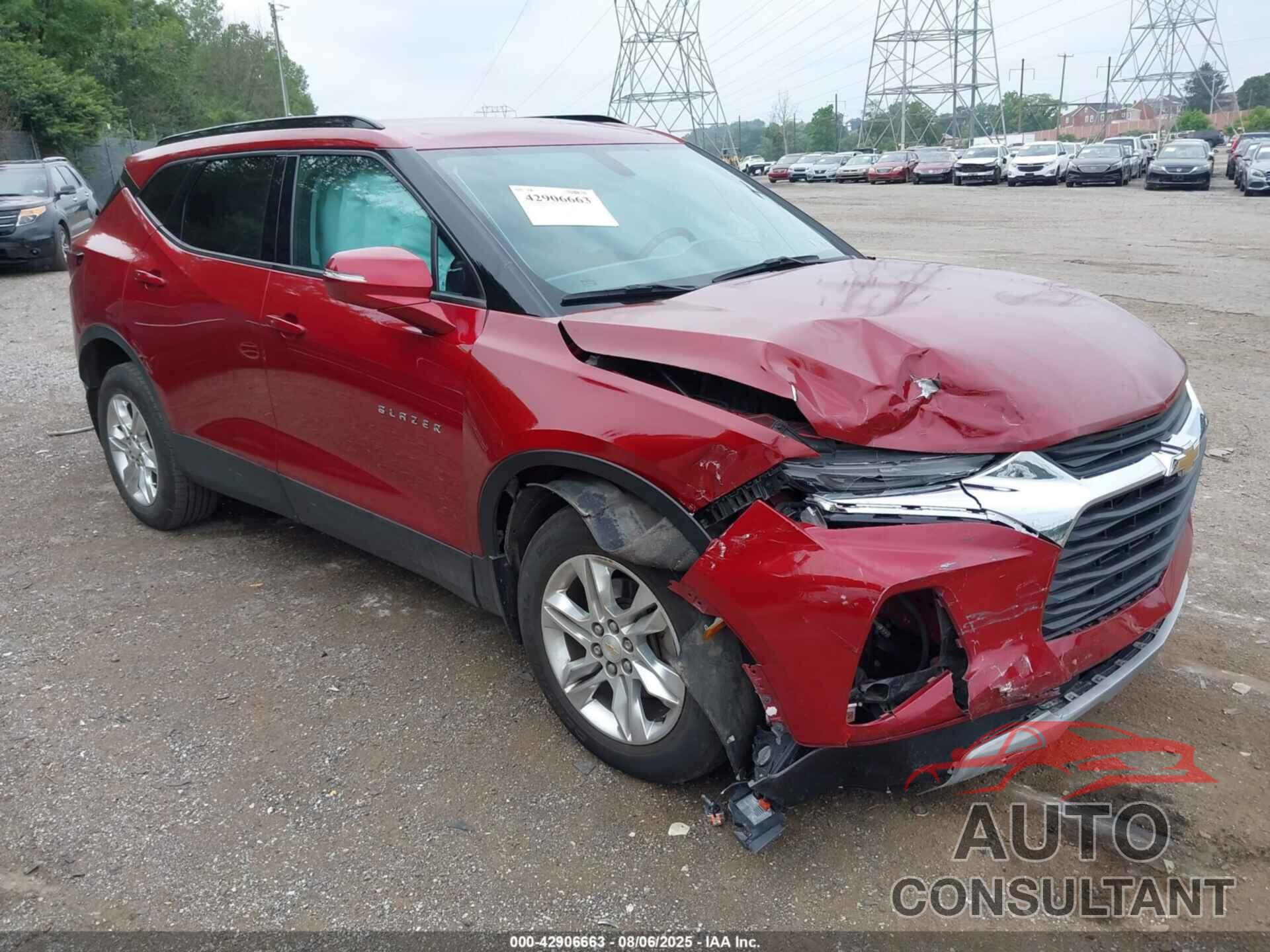 CHEVROLET BLAZER 2019 - 3GNKBGRS7KS602722