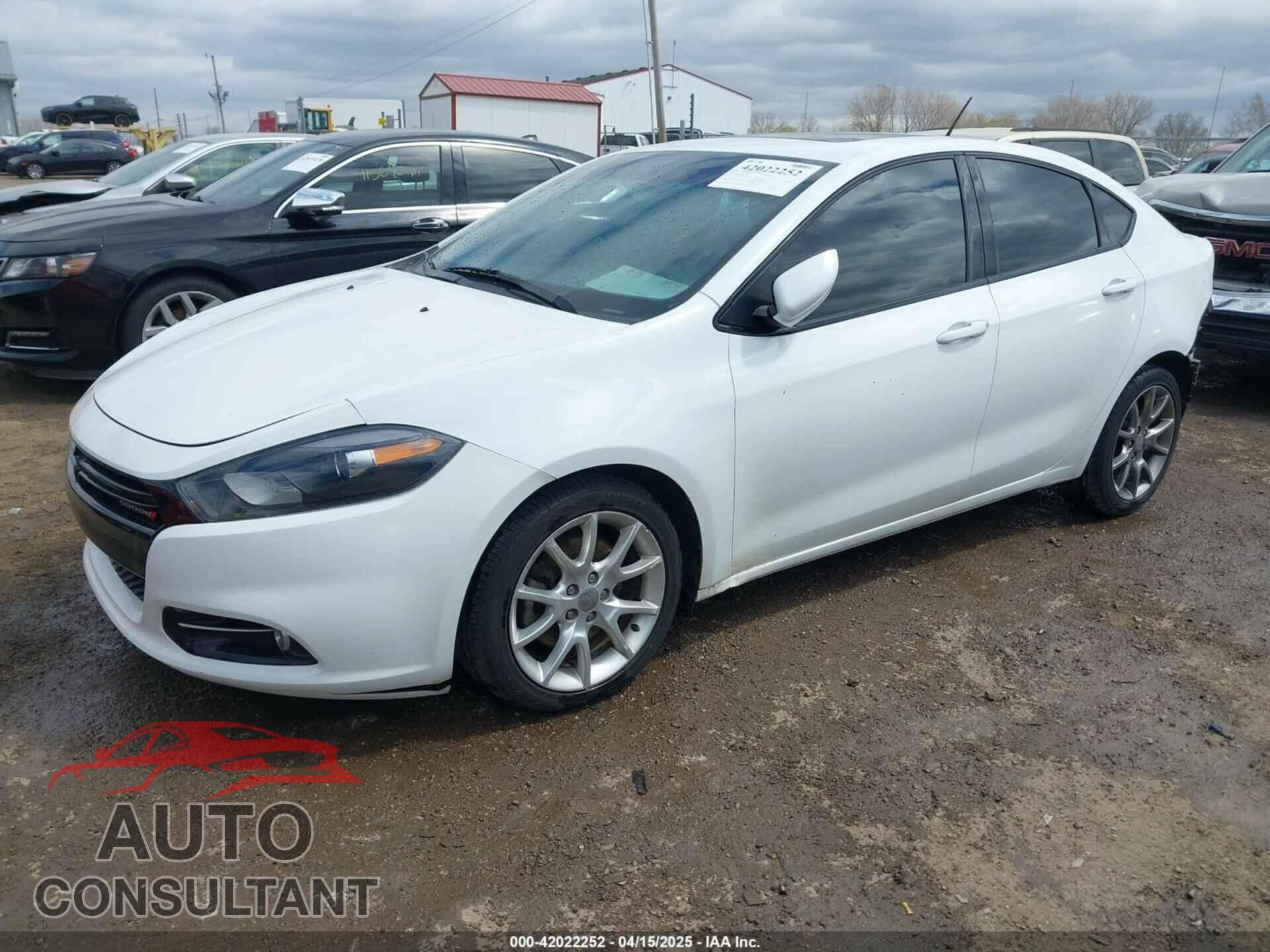 DODGE DART 2015 - 1C3CDFBB5FD116724