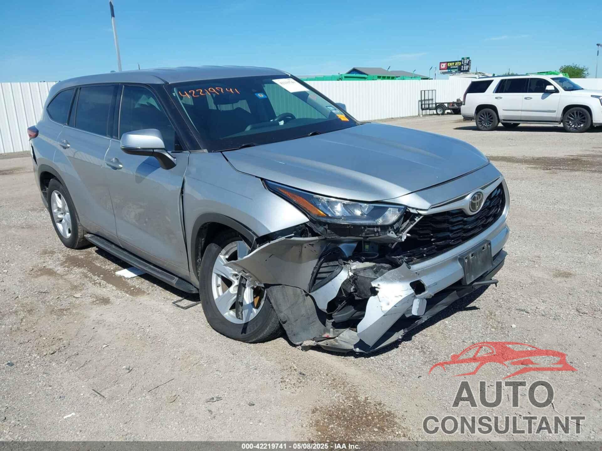 TOYOTA HIGHLANDER 2020 - 5TDCZRAH5LS018796