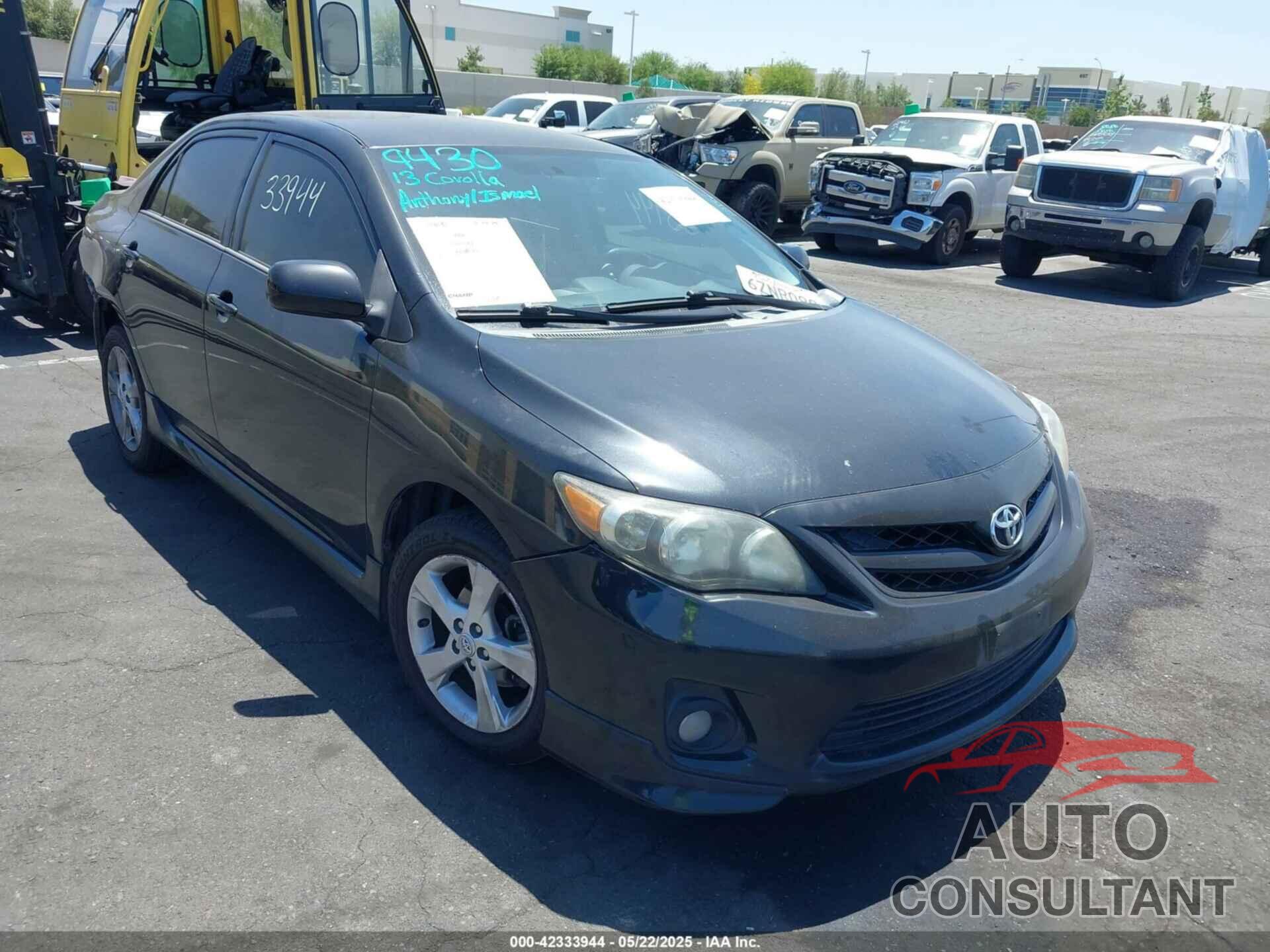 TOYOTA COROLLA 2013 - 5YFBU4EE0DP141249