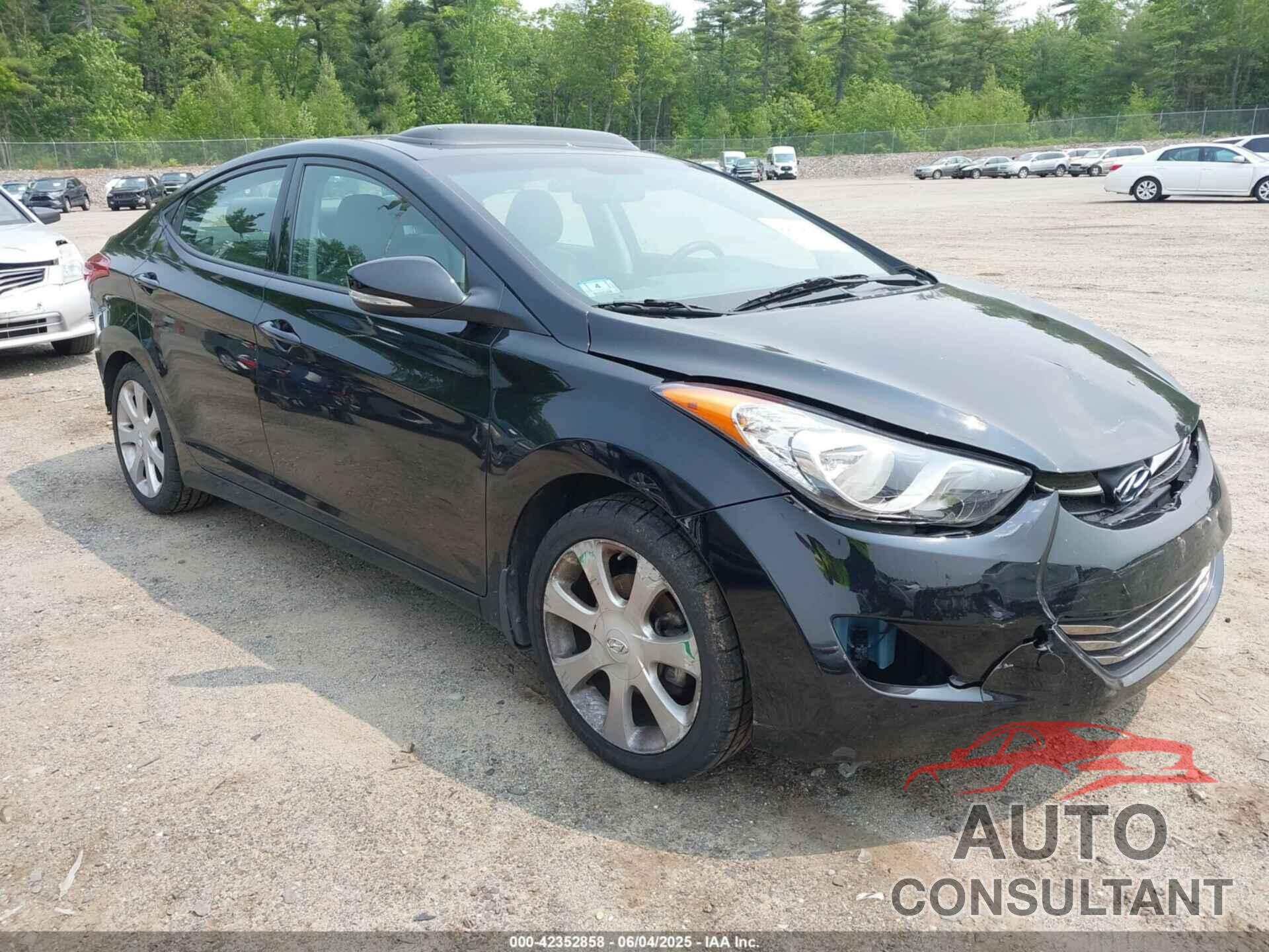 HYUNDAI ELANTRA 2013 - KMHDH4AE1DU639145