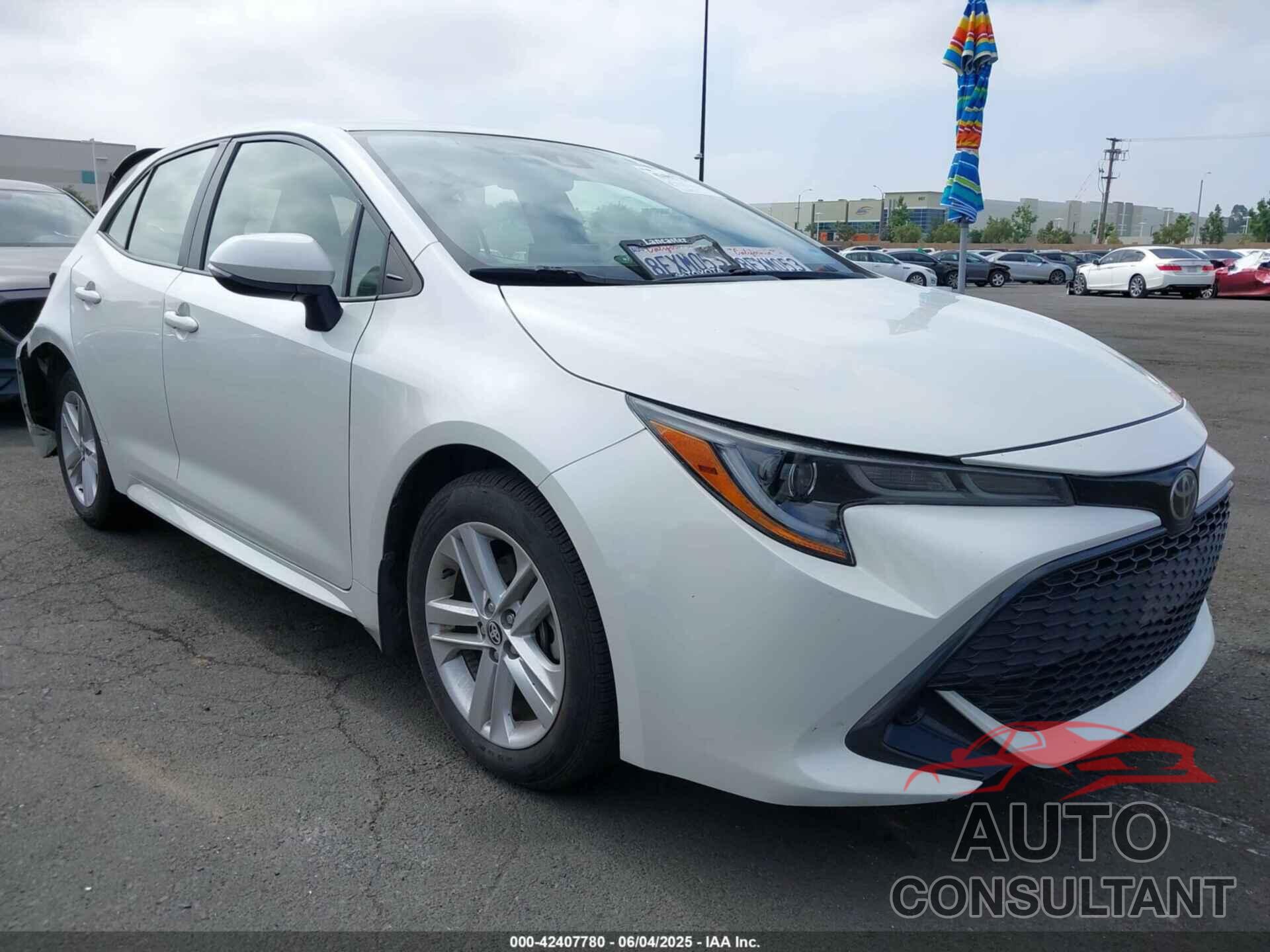 TOYOTA COROLLA 2019 - JTNK4RBE3K3005586