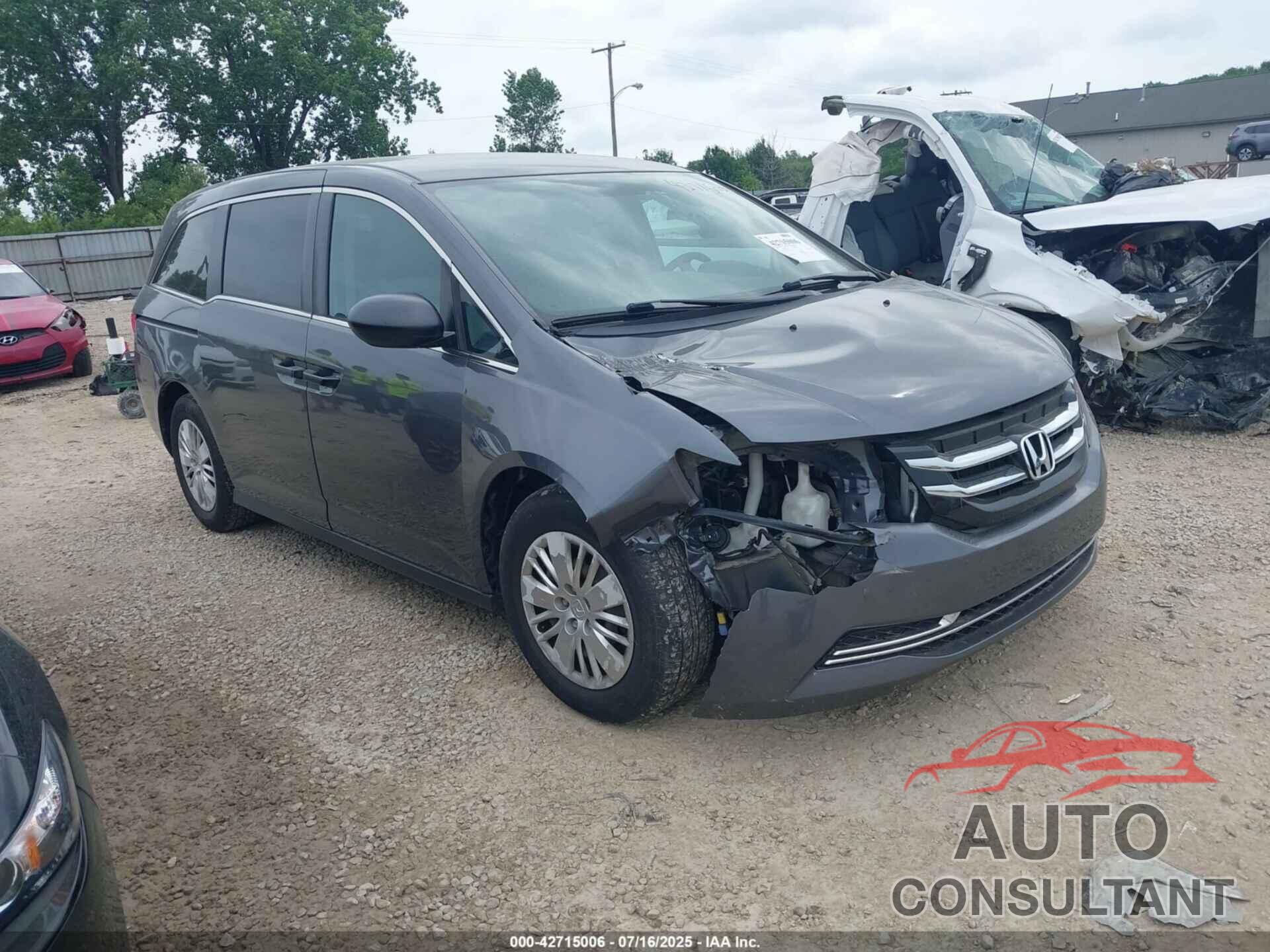 HONDA ODYSSEY 2016 - 5FNRL5H22GB118273