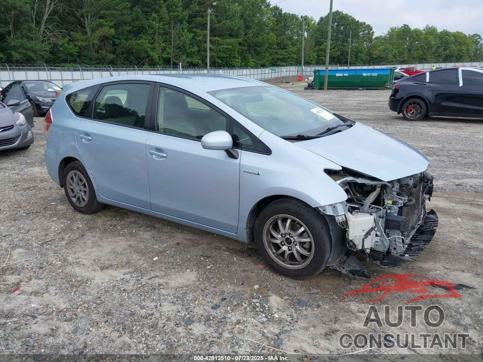 TOYOTA PRIUS V 2015 - JTDZN3EU0FJ022766