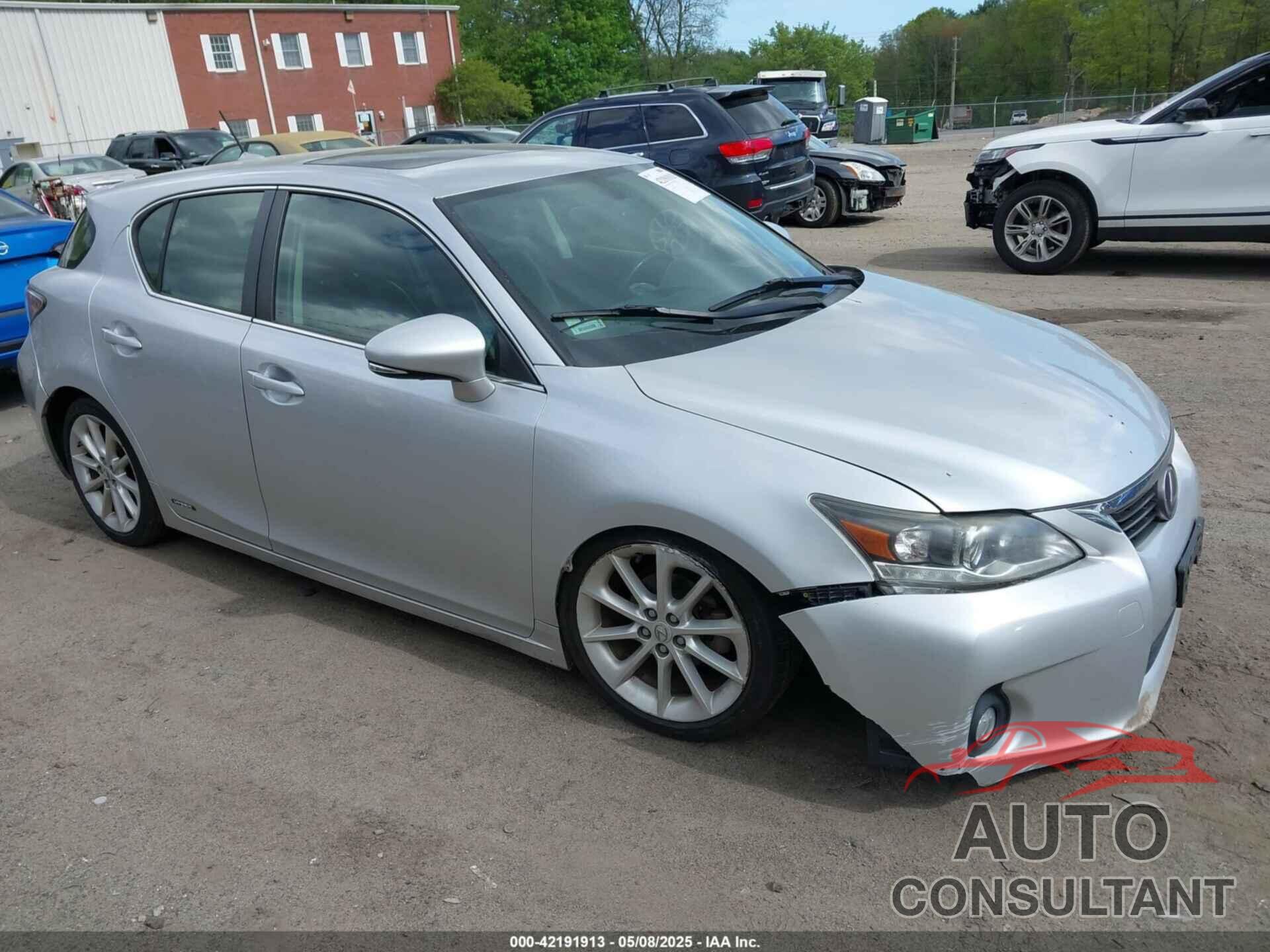 LEXUS CT 200H 2013 - JTHKD5BH4D2165247