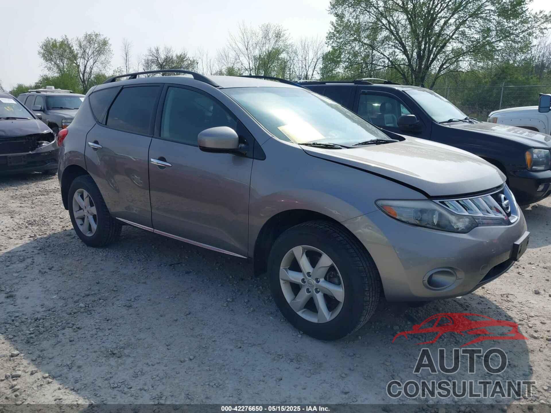NISSAN MURANO 2009 - JN8AZ18W09W208144