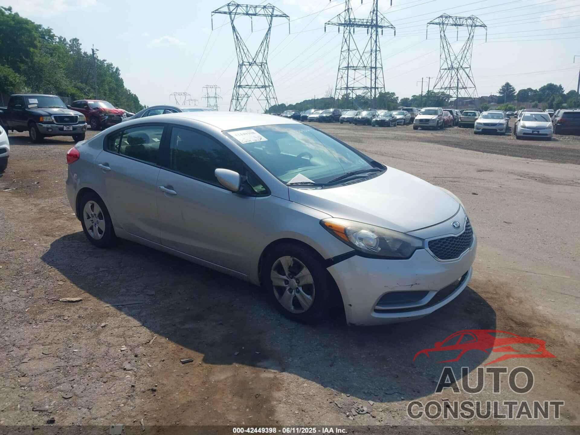 KIA FORTE 2015 - KNAFK4A60F5366466