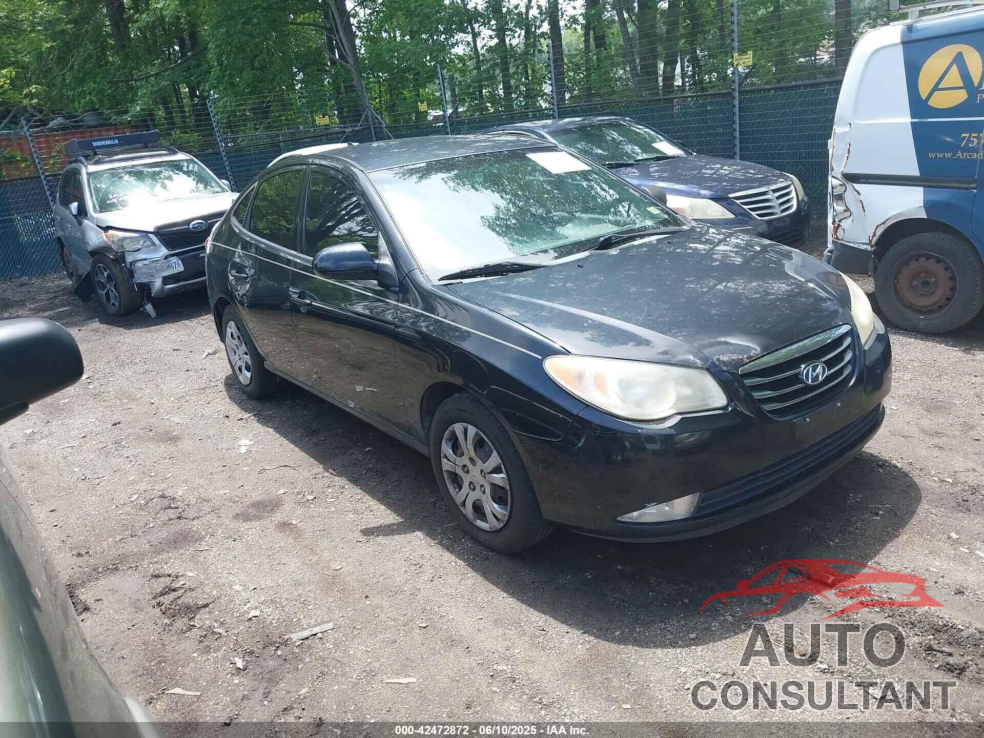 HYUNDAI ELANTRA 2010 - KMHDU4AD3AU179901