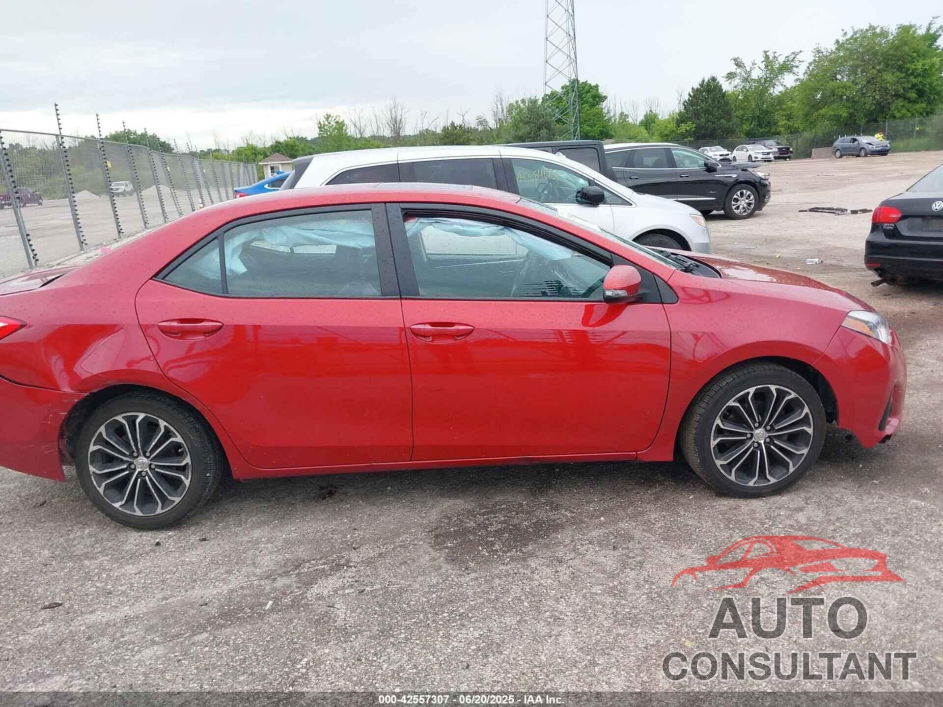 TOYOTA COROLLA 2015 - 2T1BURHE1FC440275