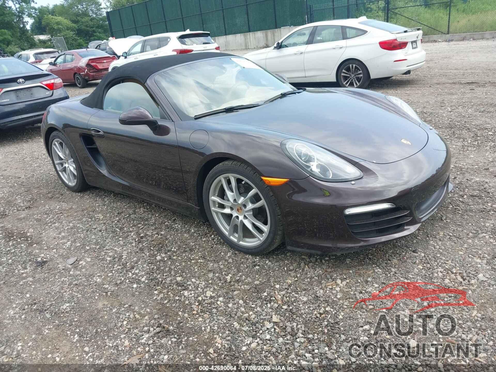 PORSCHE BOXSTER 2014 - WP0CA2A81ES121030