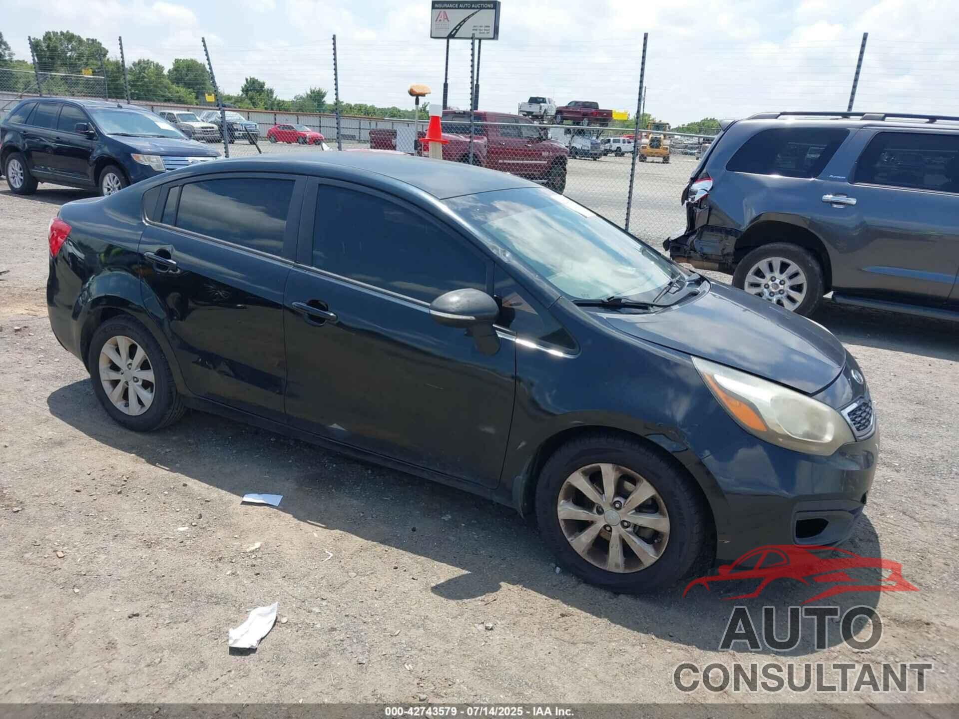 KIA RIO 2013 - KNADN4A33D6123150