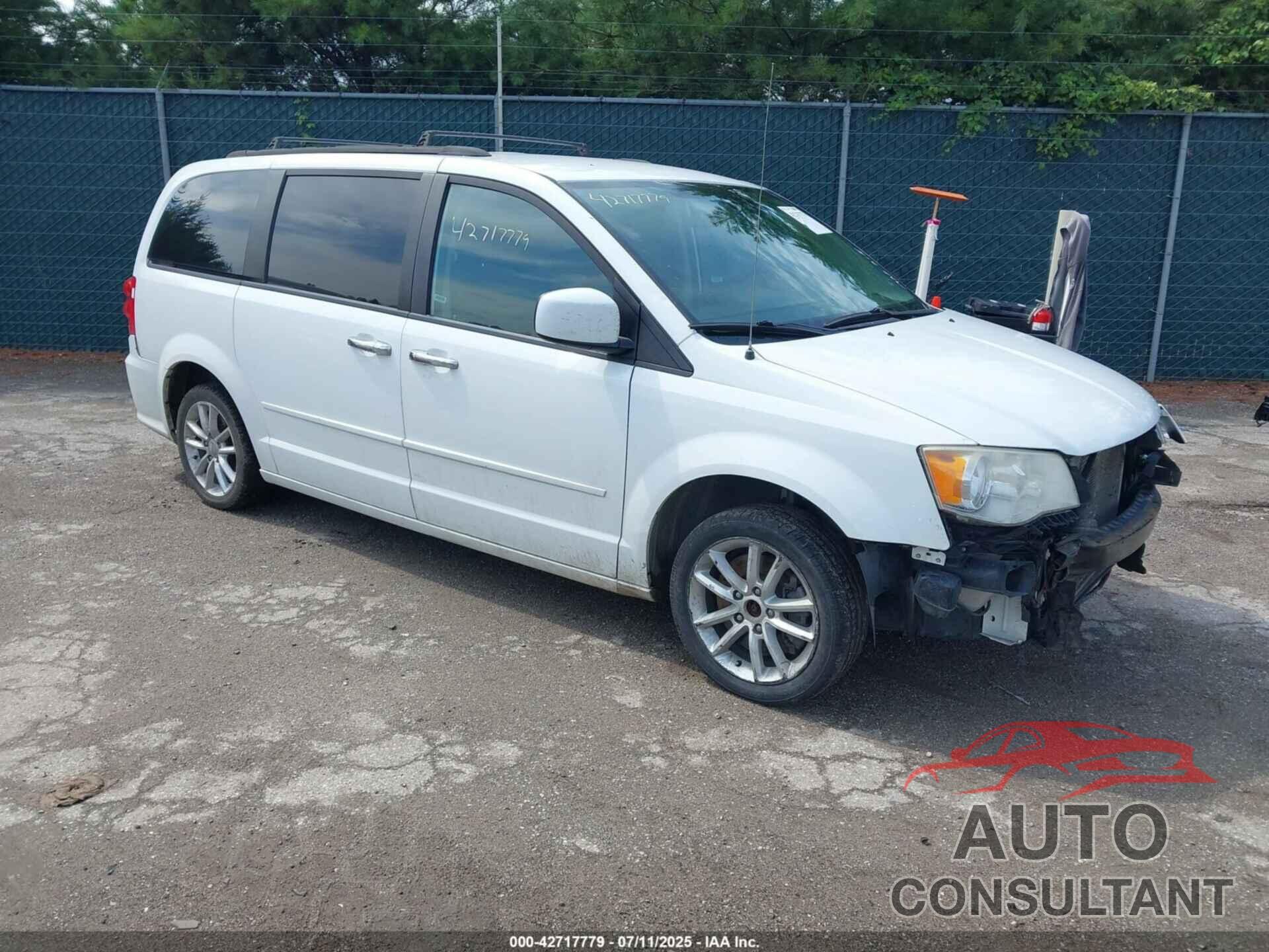 DODGE GRAND CARAVAN 2016 - 2C4RDGCG9GR339045