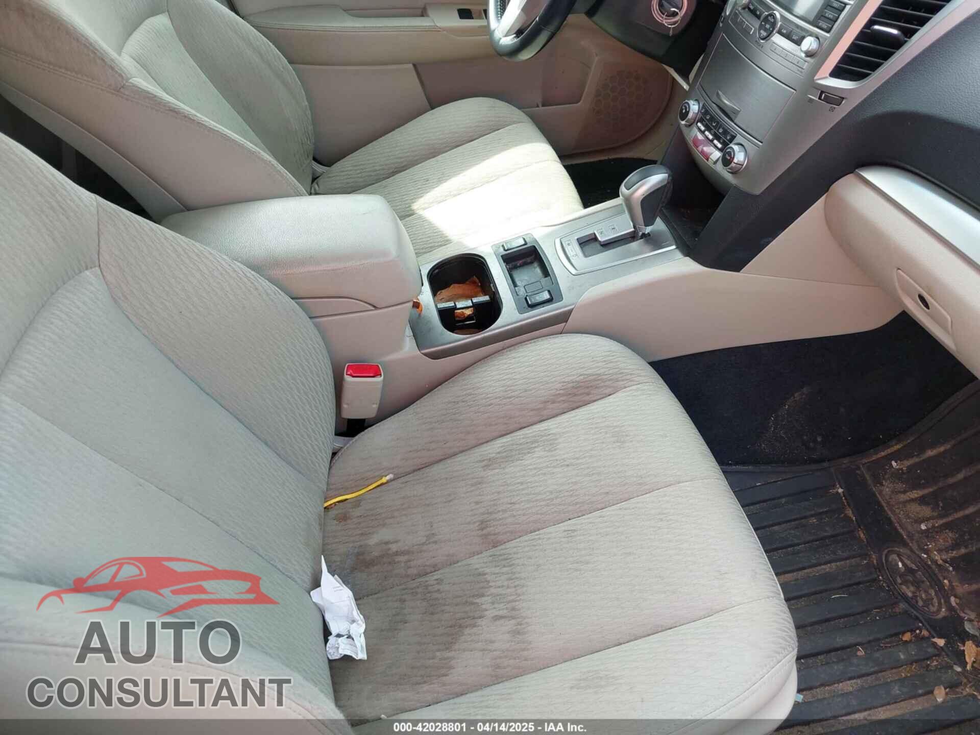SUBARU OUTBACK 2010 - 4S4BRCCC4A3347400