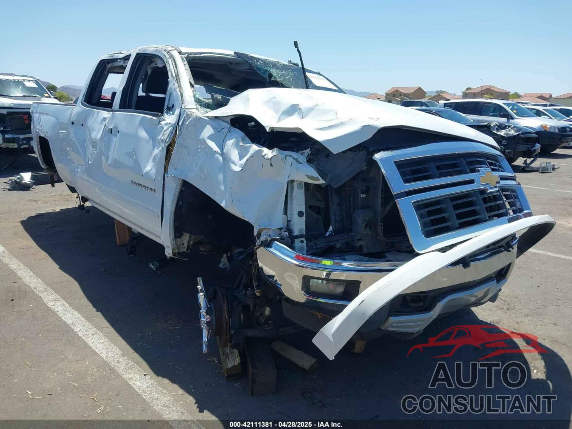 CHEVROLET SILVERADO 1500 2015 - 1GCUKREC5FF199331