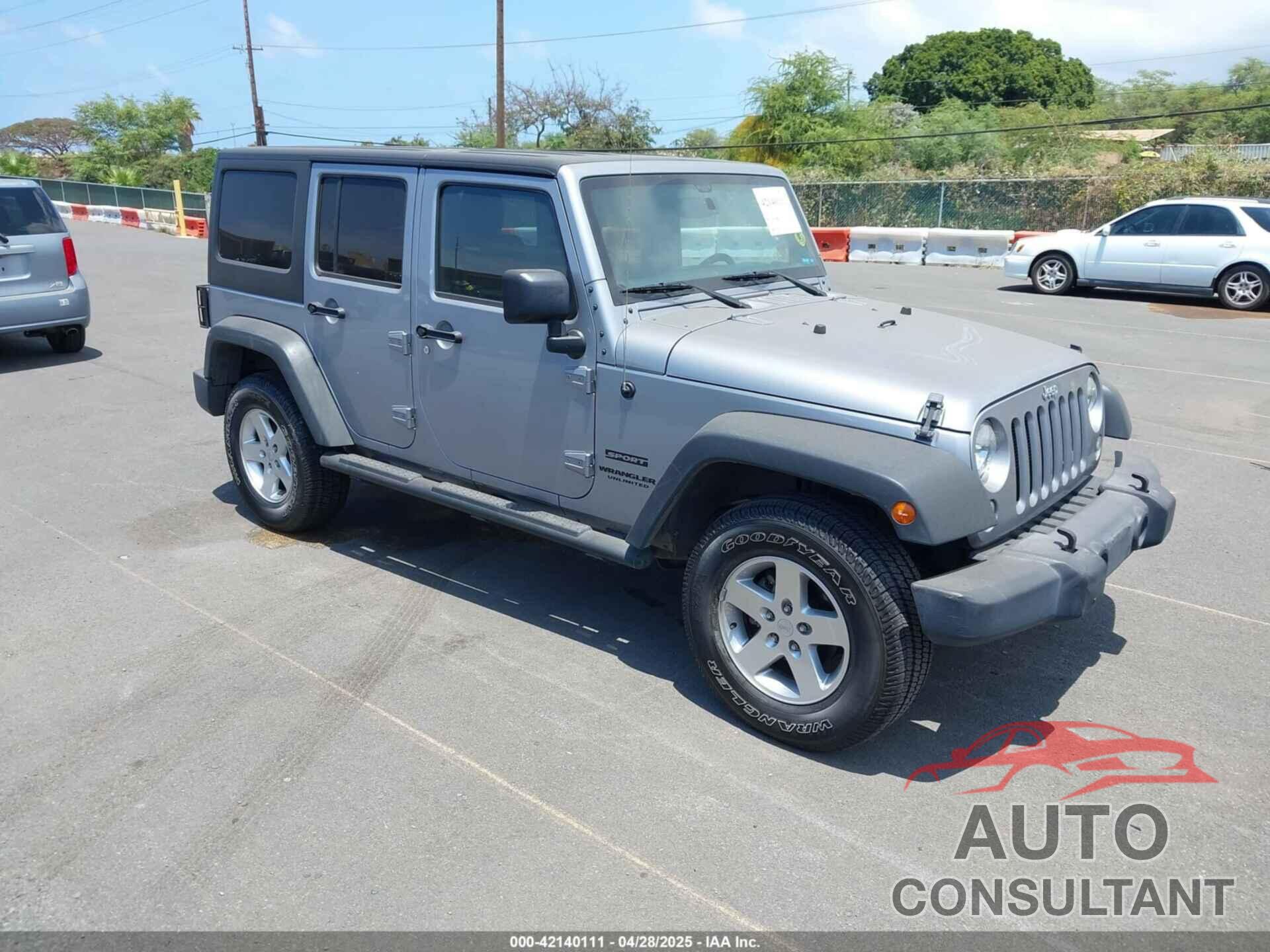 JEEP WRANGLER UNLIMITED 2016 - 1C4BJWDG7GL109953