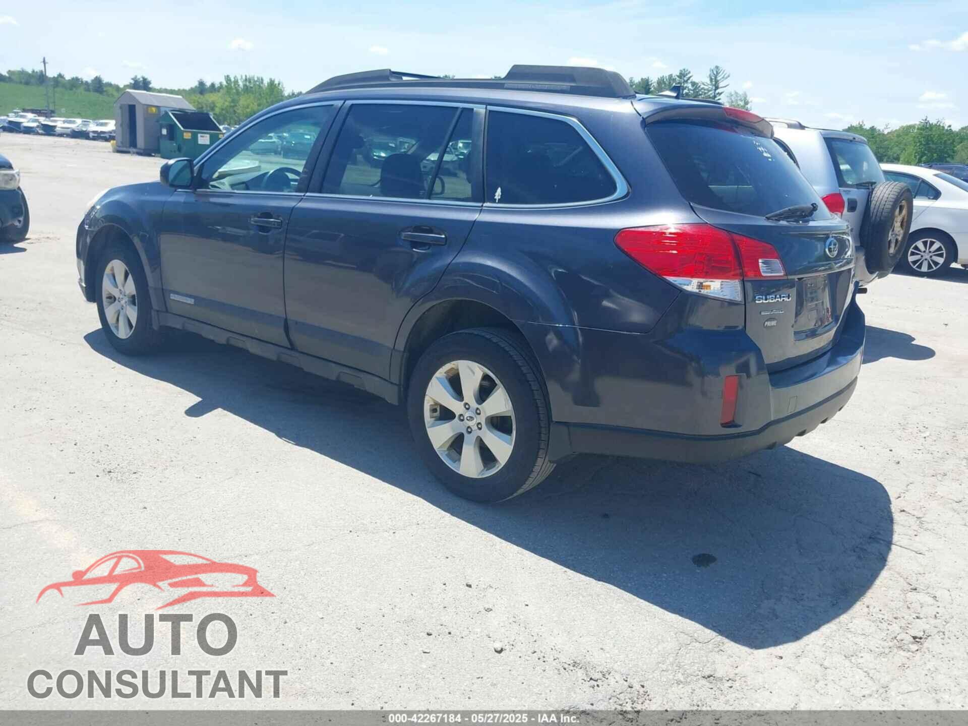 SUBARU OUTBACK 2012 - 4S4BRBKC7C3290589