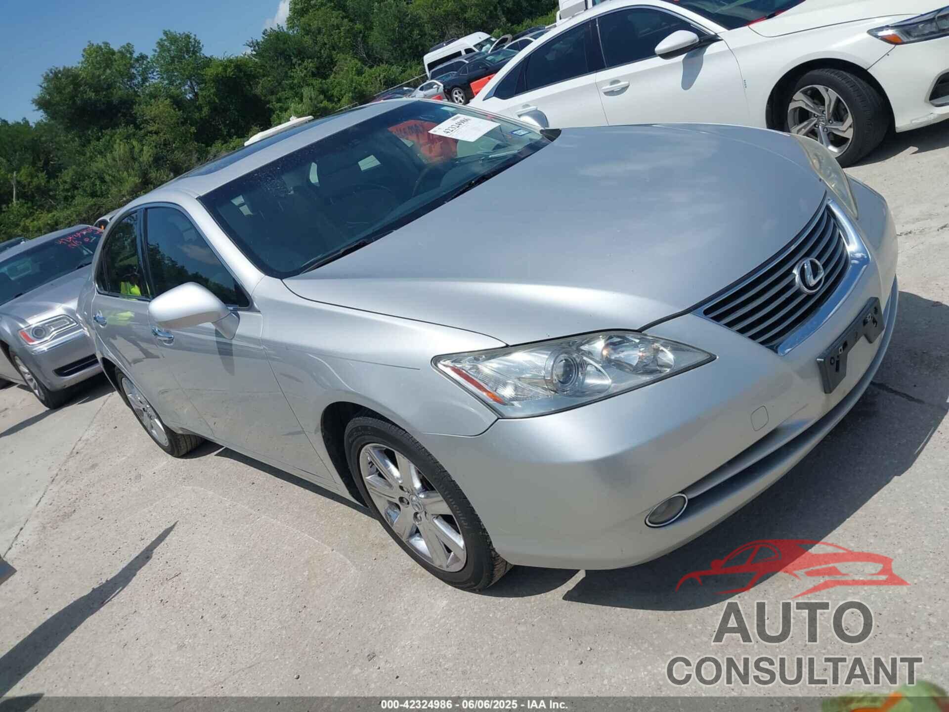 LEXUS ES 350 2009 - JTHBJ46G392300486