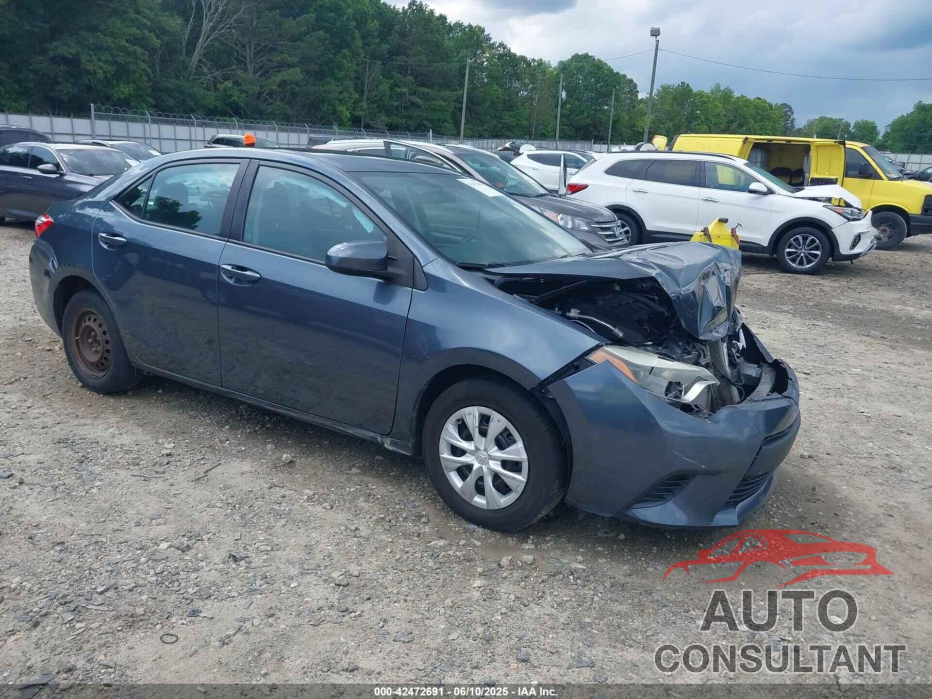 TOYOTA COROLLA 2016 - 2T1BURHEXGC718074