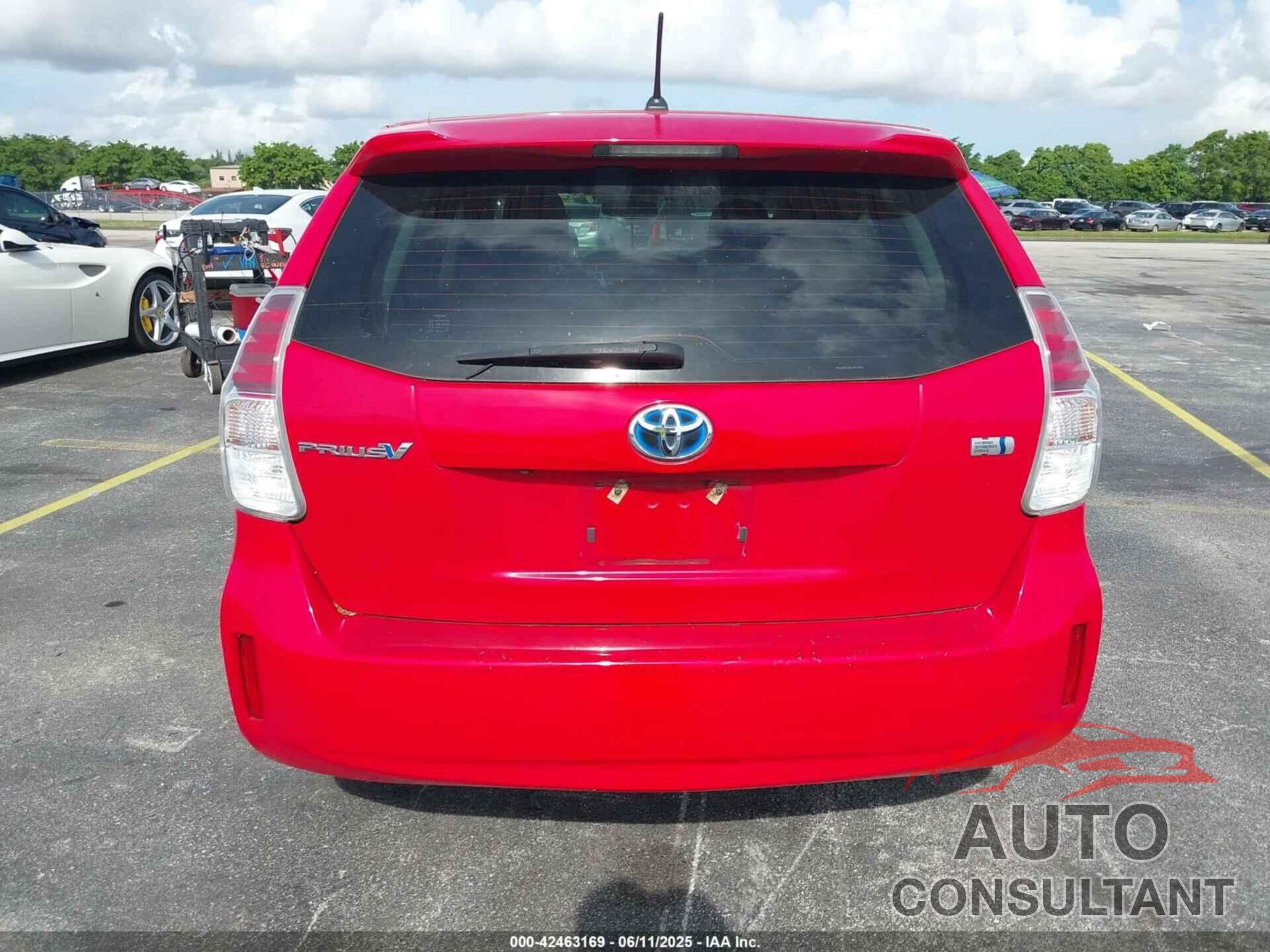 TOYOTA PRIUS V 2016 - JTDZN3EU2GJ052093