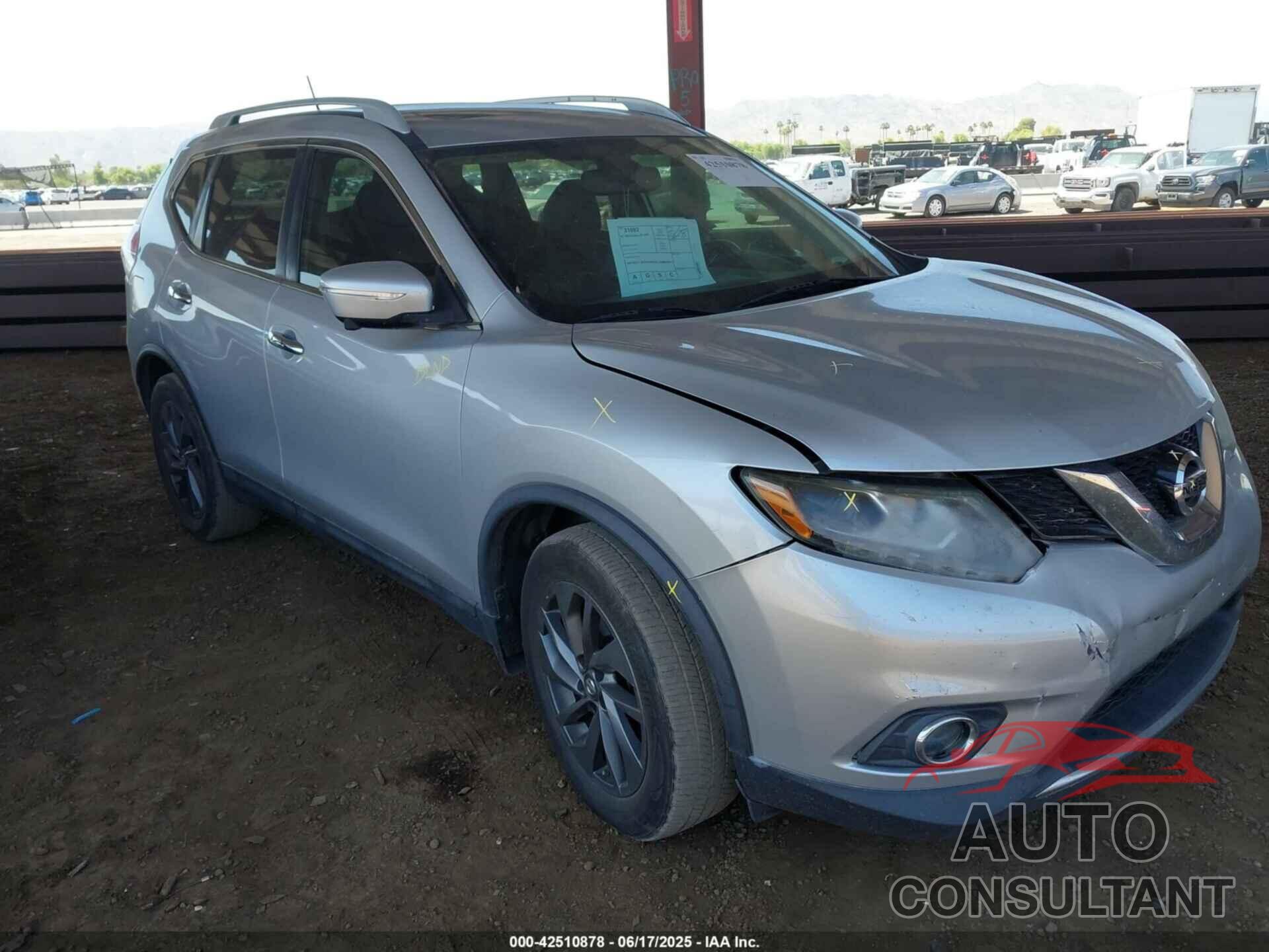 NISSAN ROGUE 2016 - 5N1AT2MT3GC824753